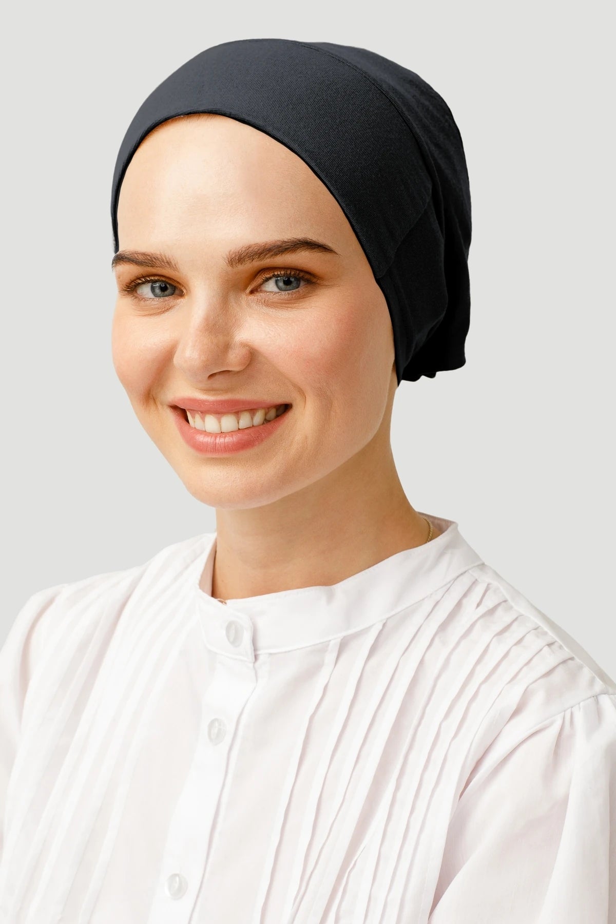 Dikişsiz Bağlamalı Bone - Siyah
