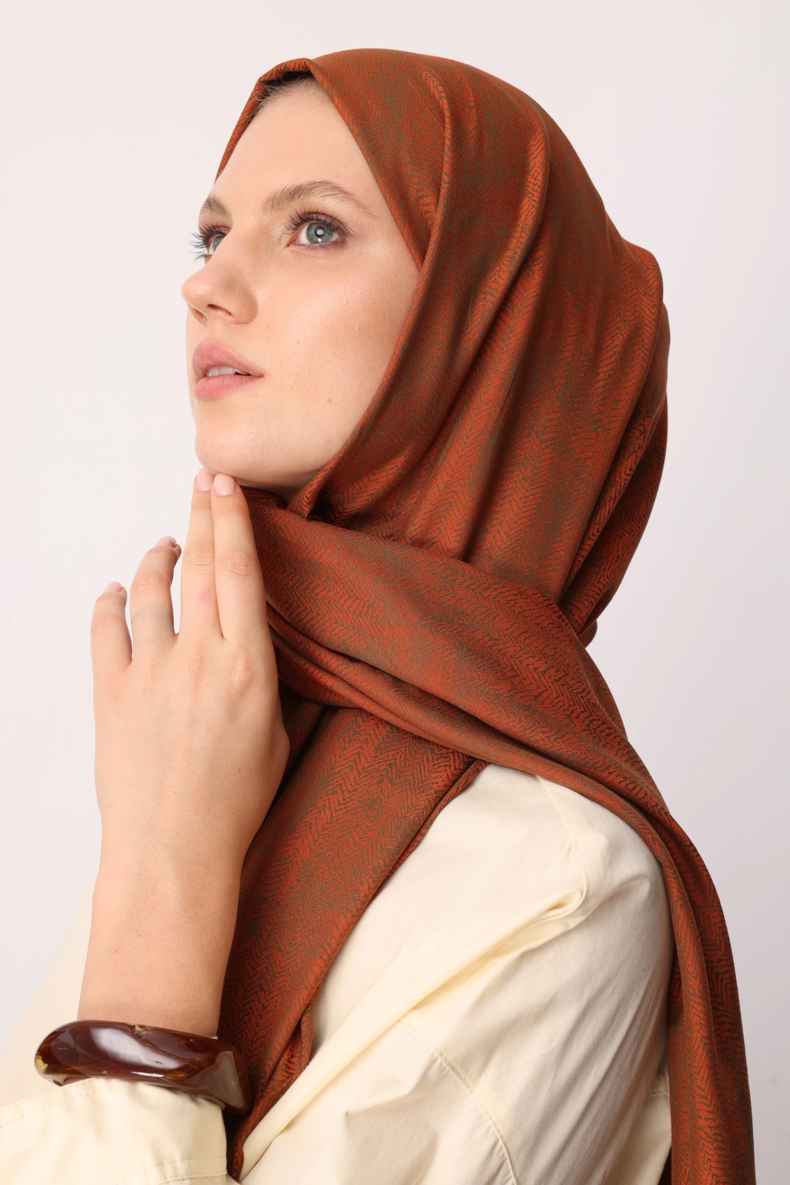 Sahra Desen Çift Taraflı Şal