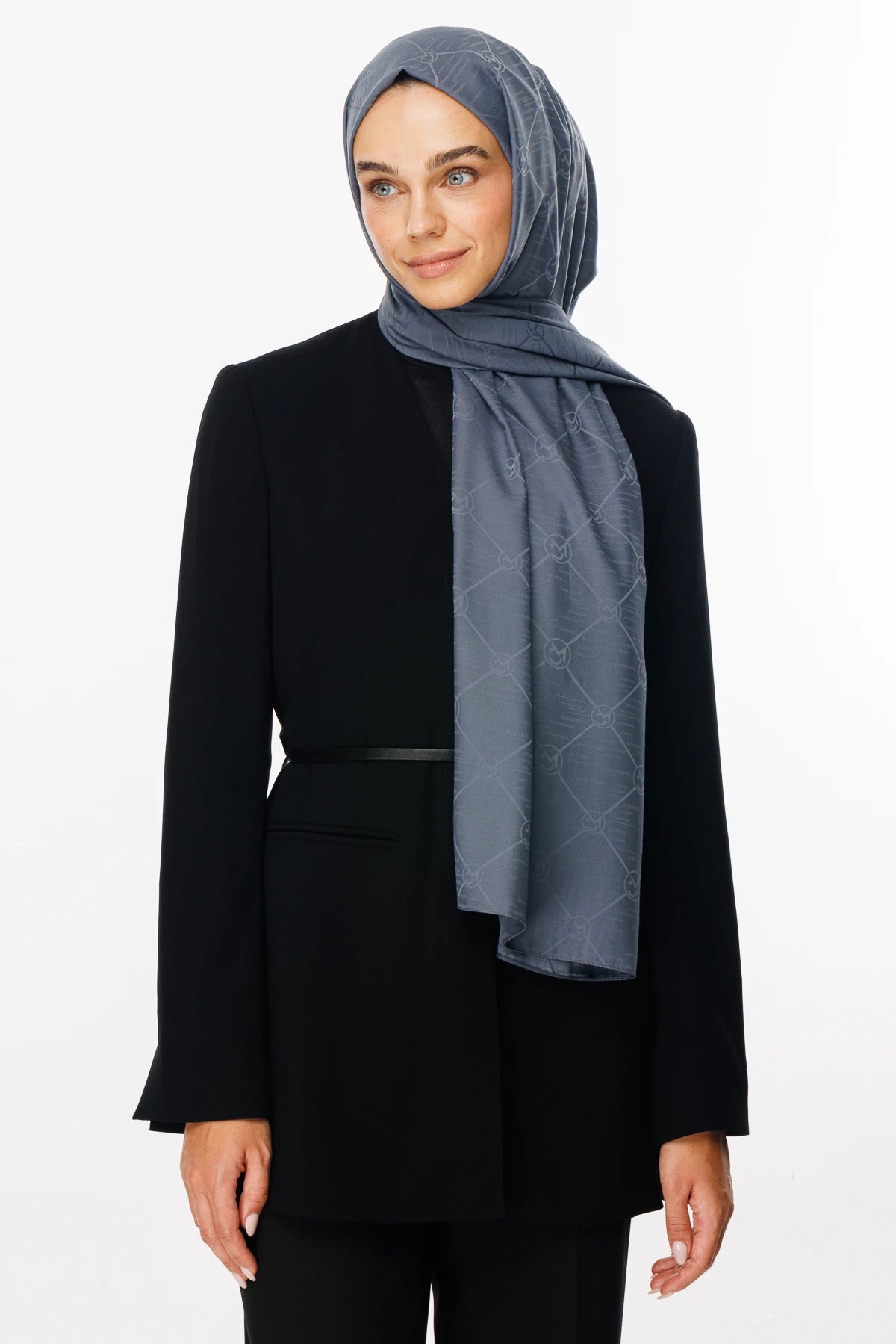 Moon Is Desen Jakar Şal