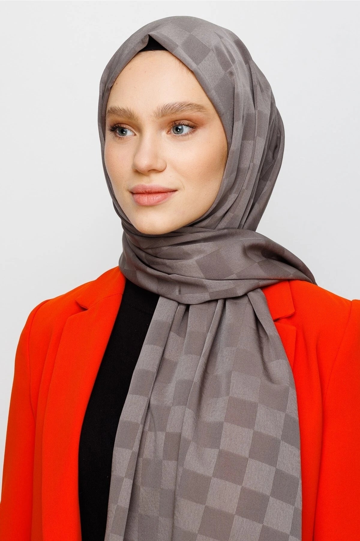 Dama Desen İpeksi Jakar Şal