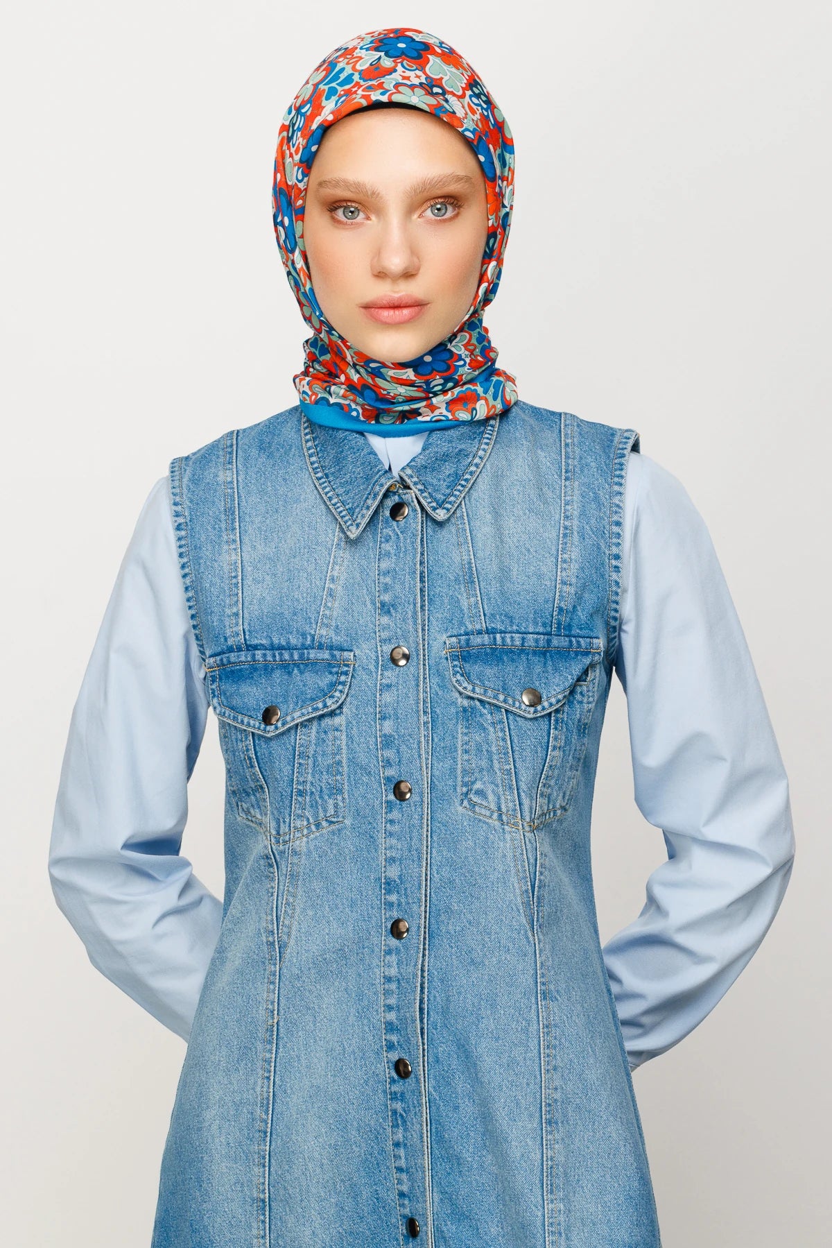 Daisy Desen Dijital Soft Eşarp