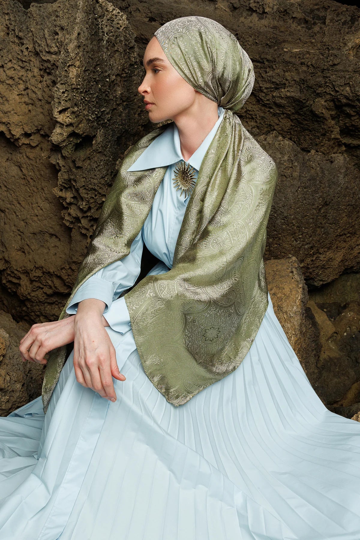 Vera Desen Shine Line Şal