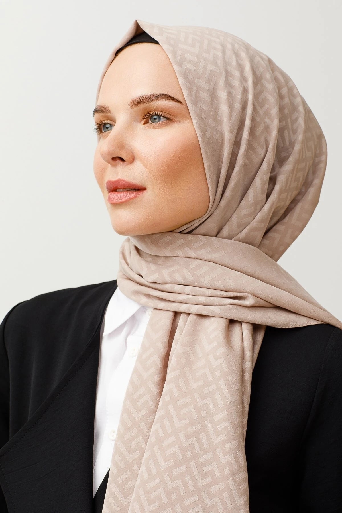 Z Desen İpeksi Jakar Şal