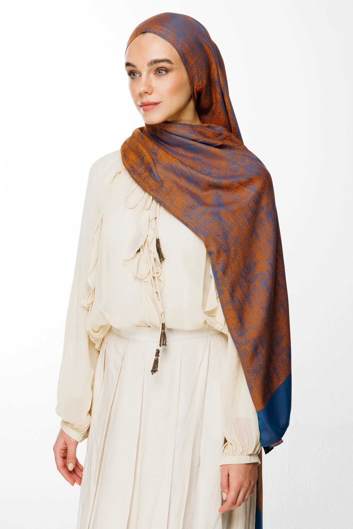 Sahra Desen Çift Taraflı Şal