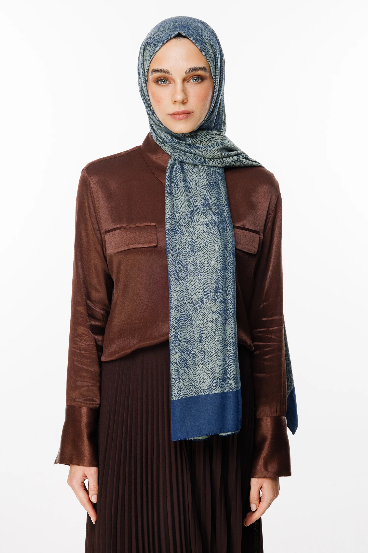 Sahra Desen Çift Taraflı Şal