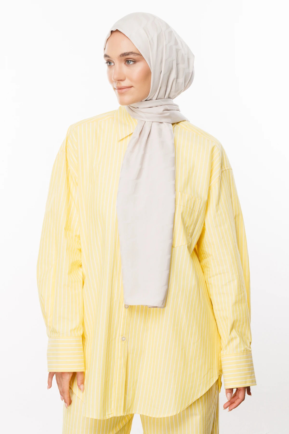 Dalga Desen İpeksi Jakar Şal