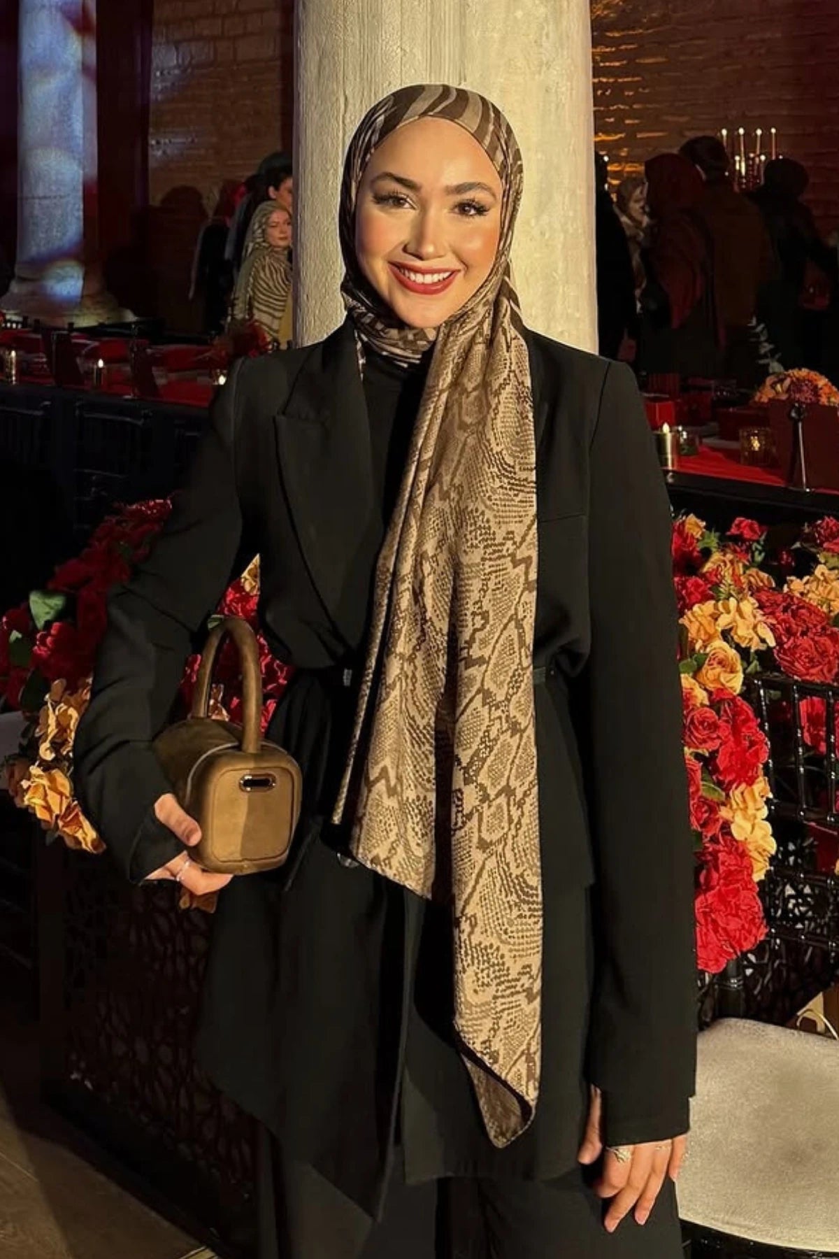 Riad Desen Çift Taraflı Şal