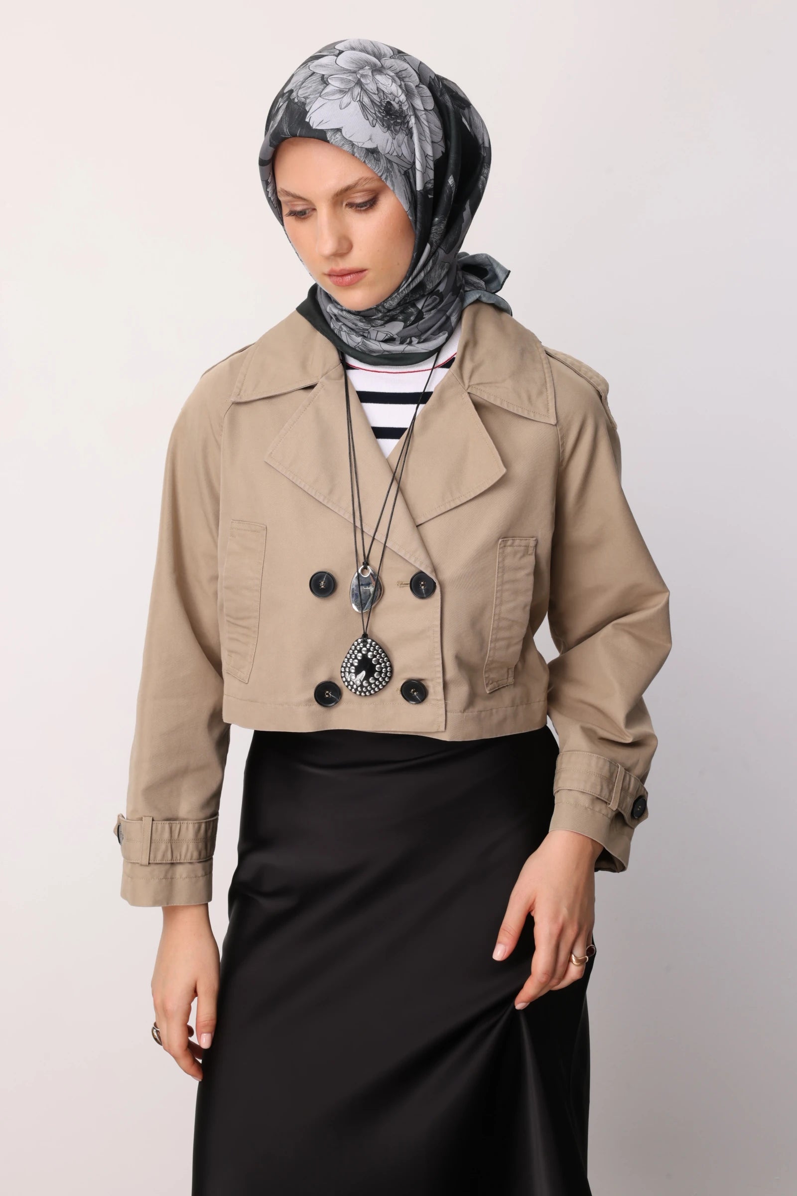 Floren Desen Pamuk Eşarp