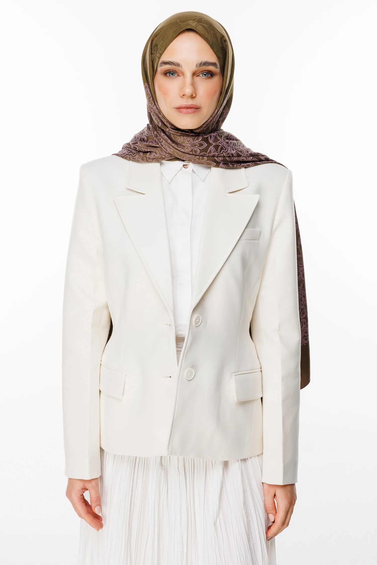 Nora Desen Çift Taraflı Şal