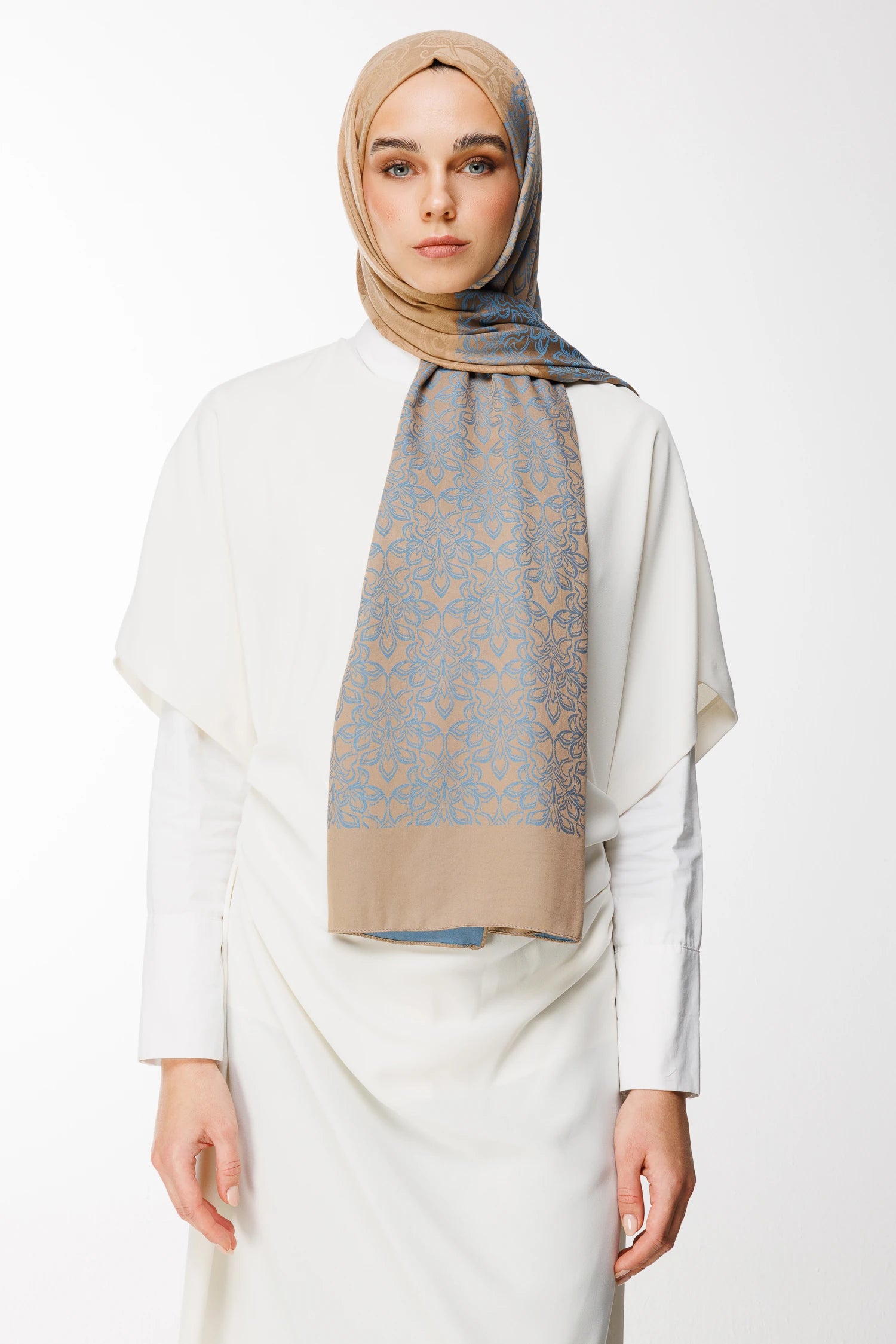 Nora Desen Çift Taraflı Şal