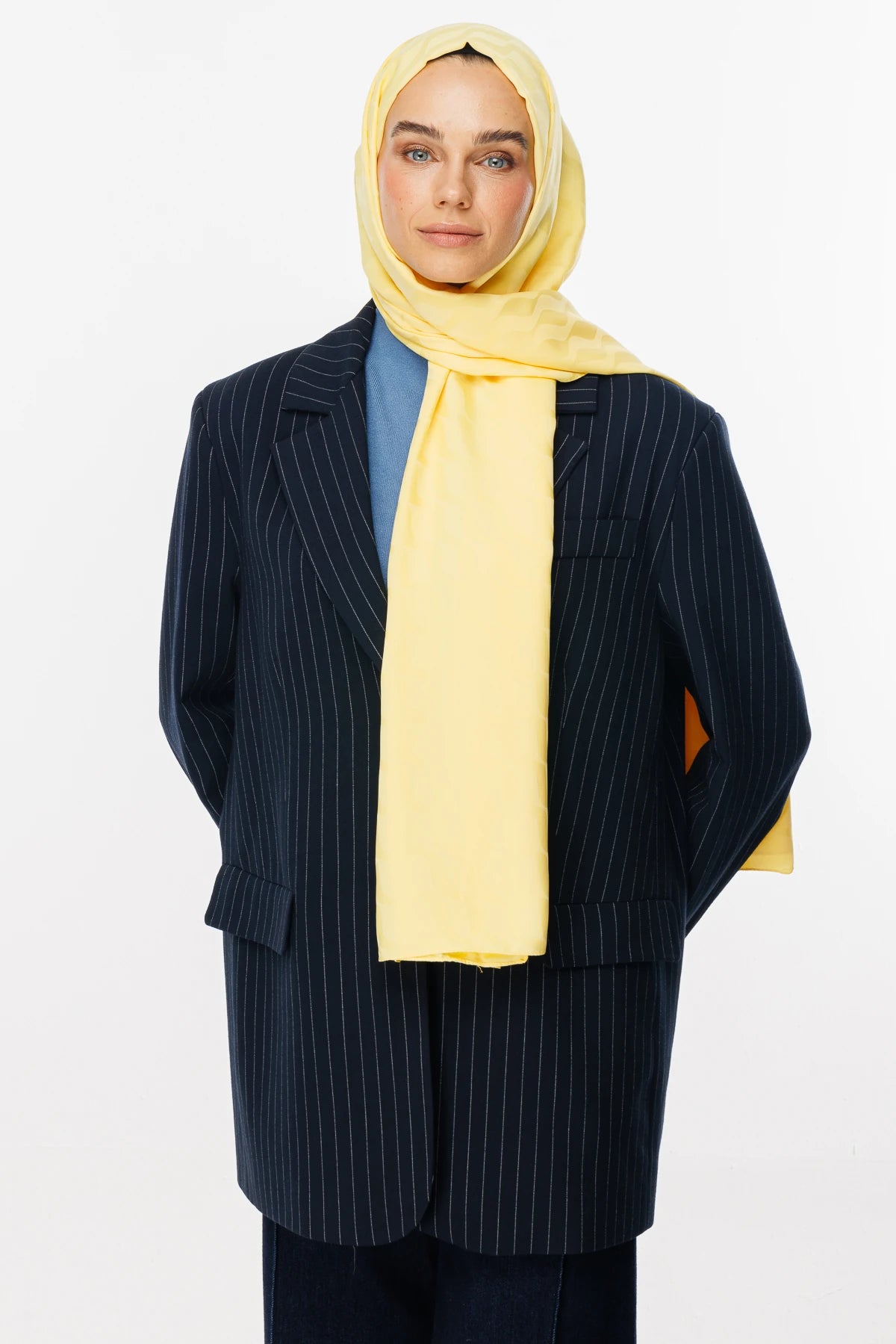 Dalga Desen İpeksi Jakar Şal