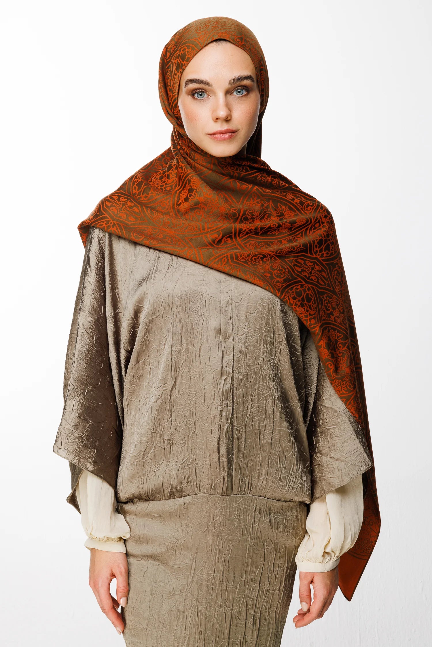 Morocco Desen Çift Taraflı Şal