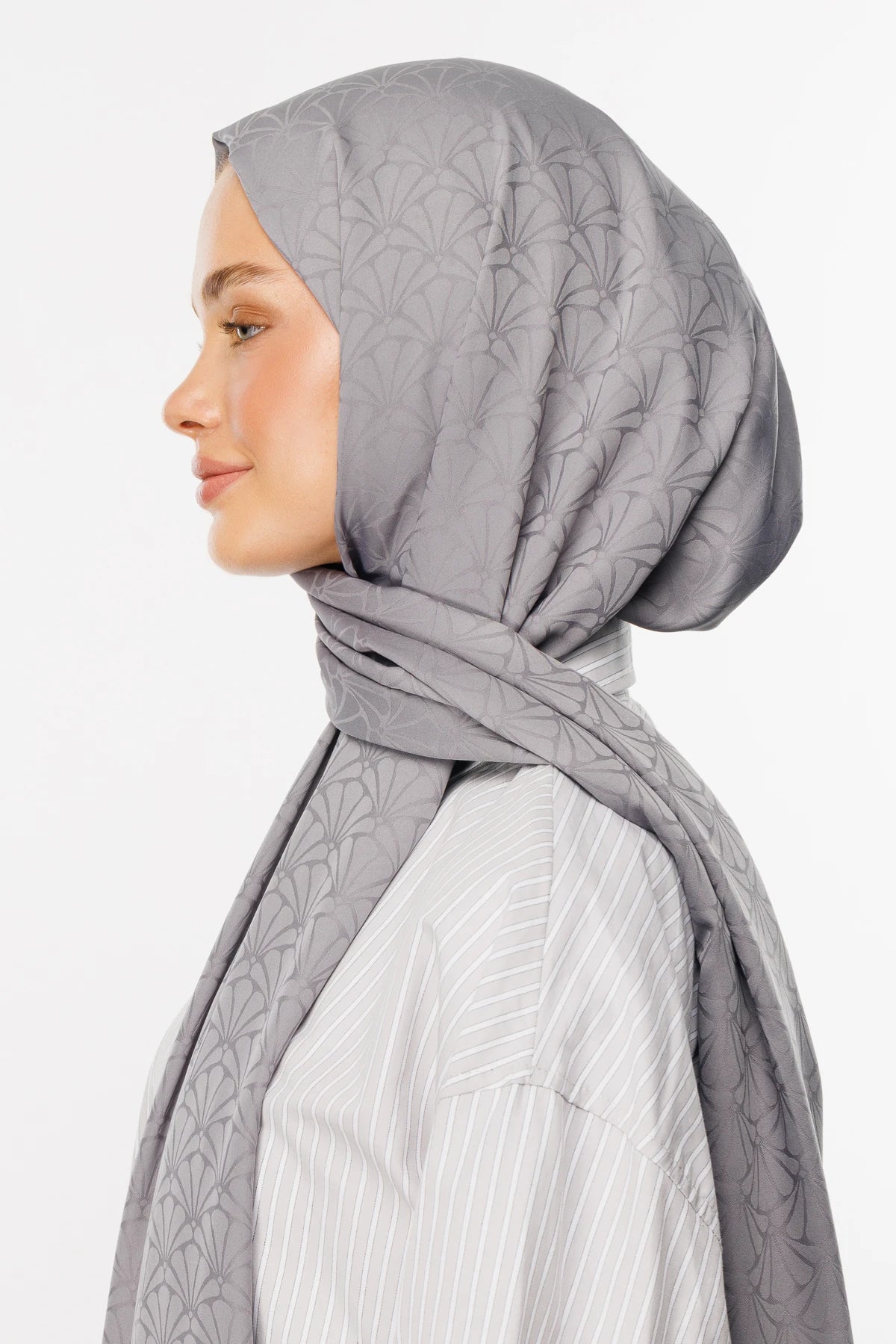 Lotus Desen İpeksi Jakar Şal