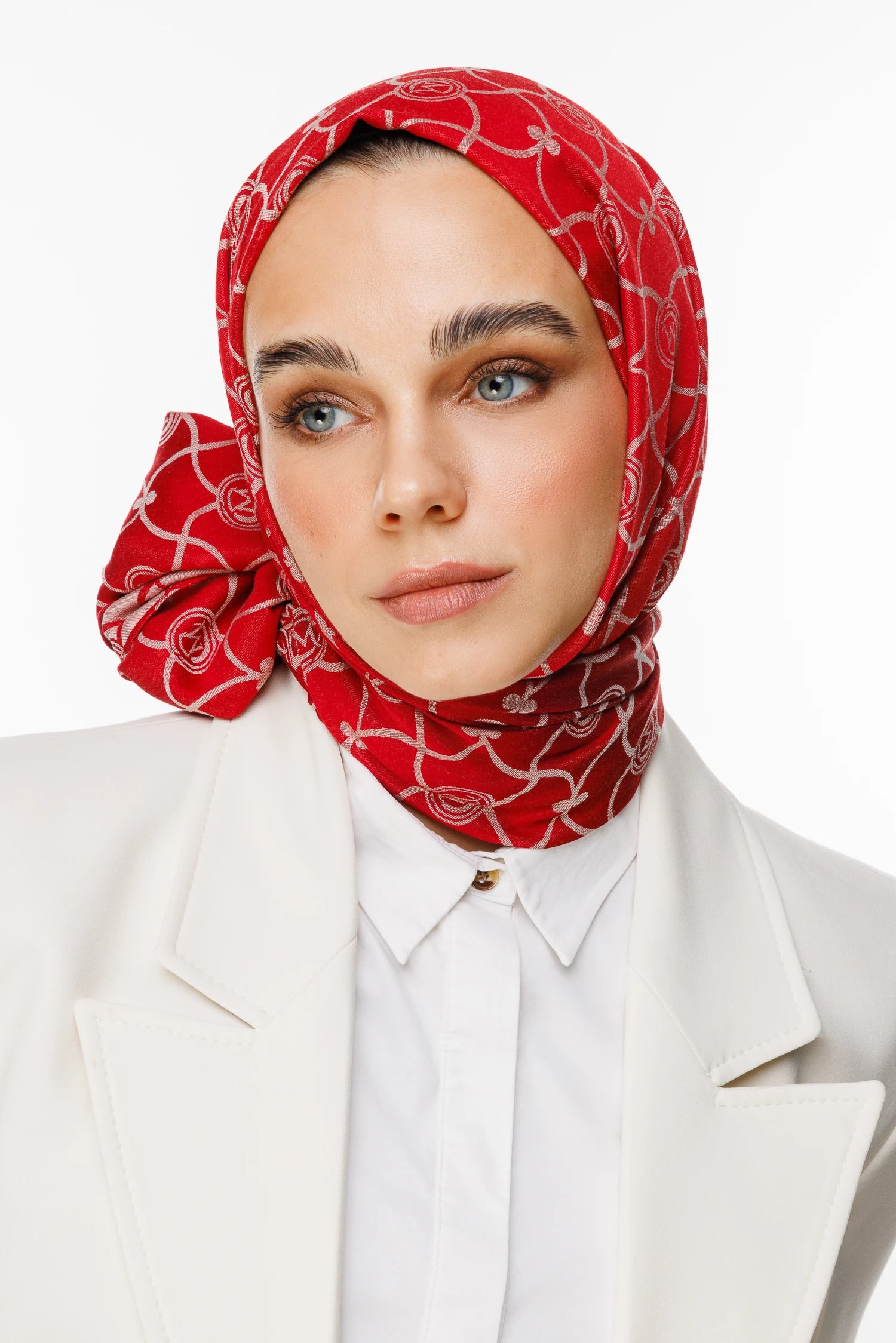 Marrakech Desen Çift Taraflı Şal