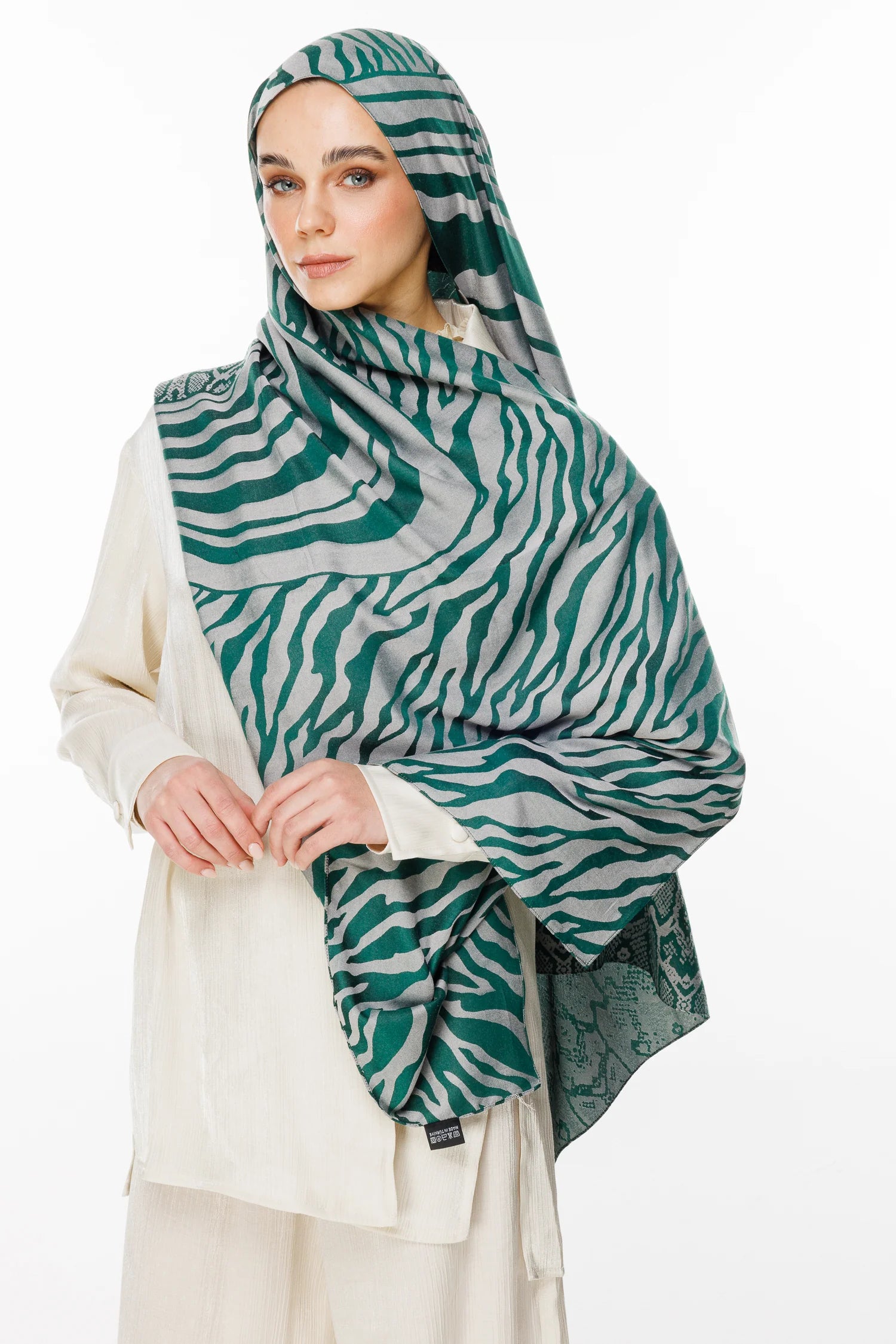 Riad Desen Çift Taraflı Şal