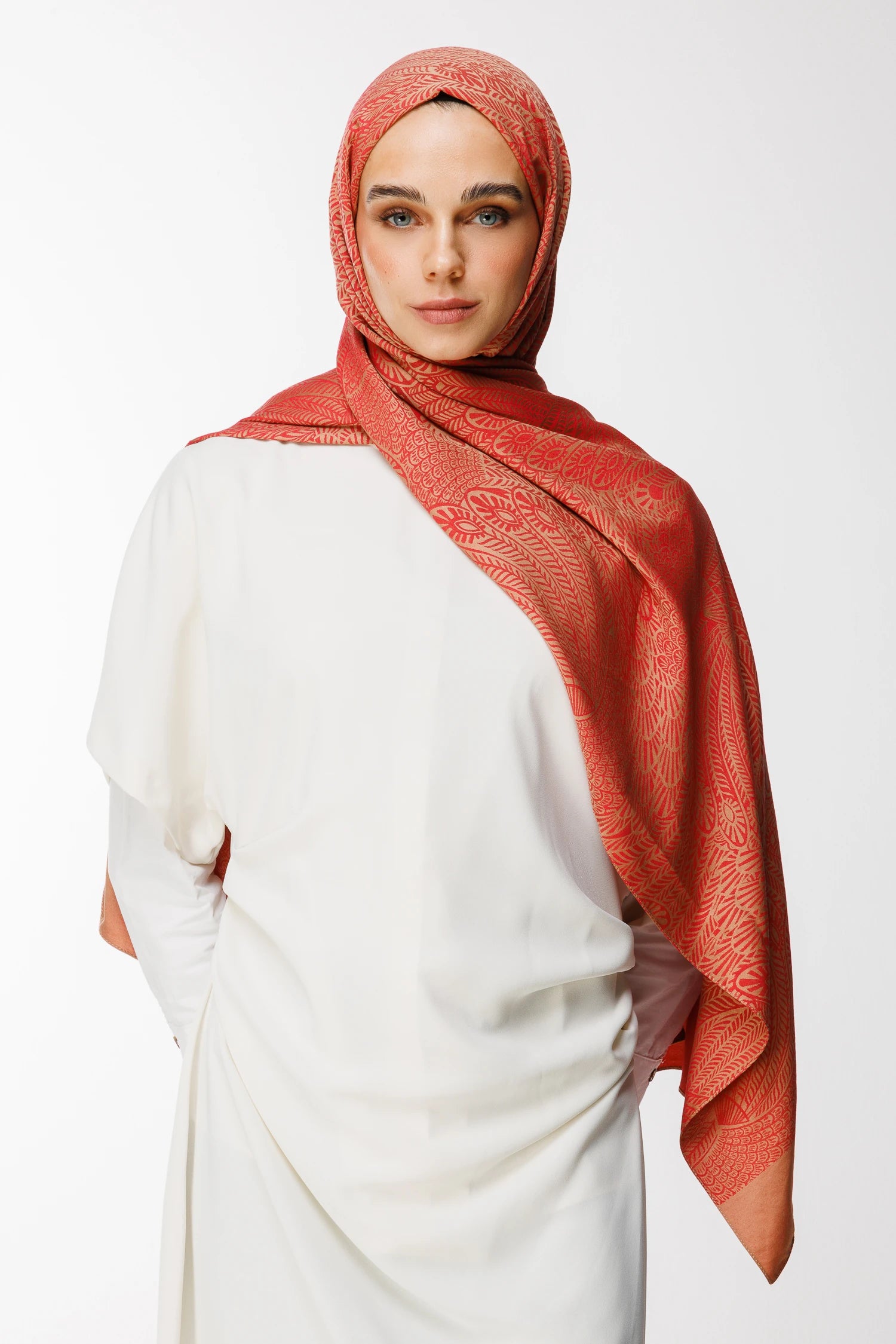 Mayra Desen Çift Taraflı Şal