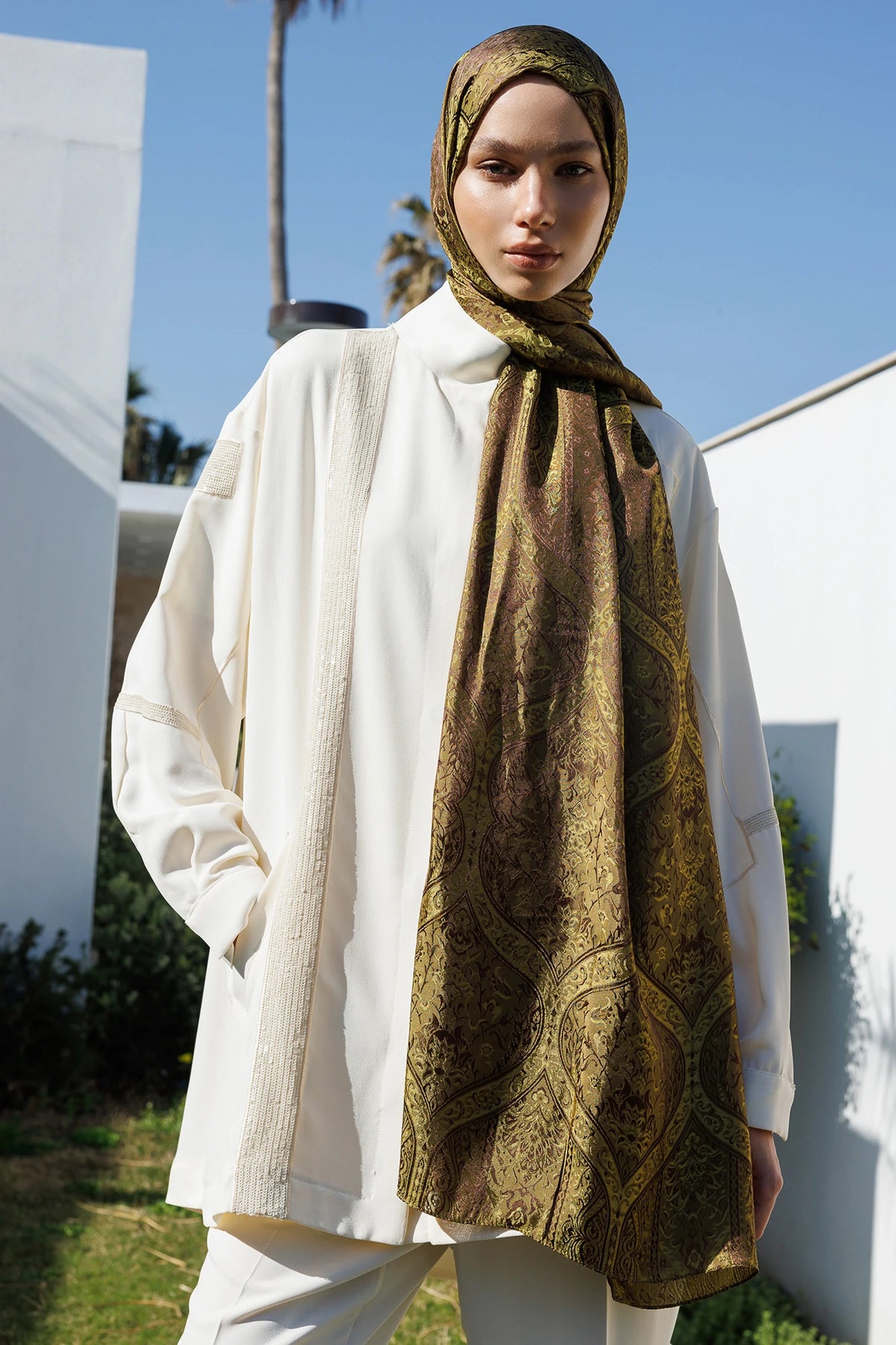 Soler Desen Shine Line Şal