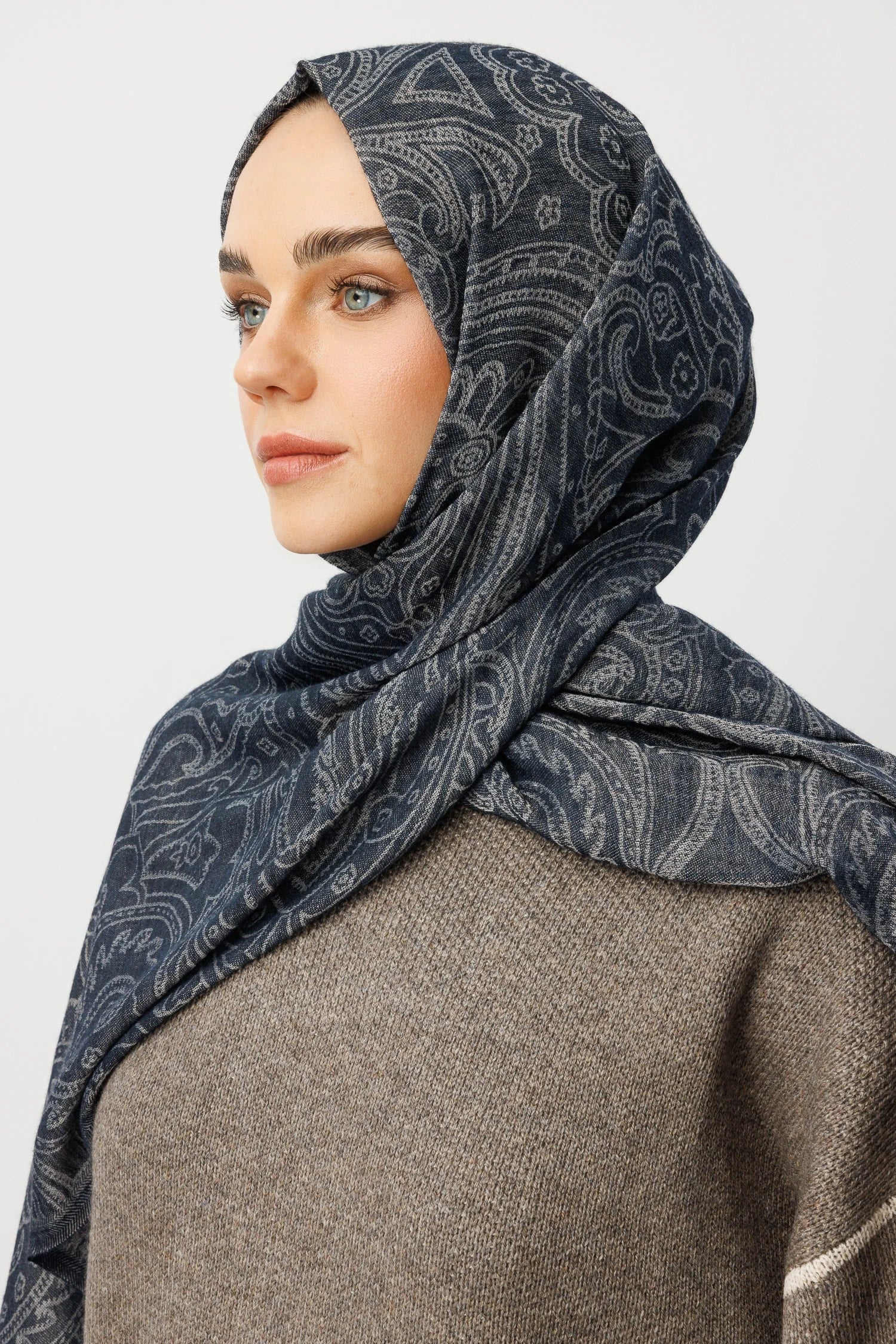 Rumi Desen Yün Kaşmir Şal