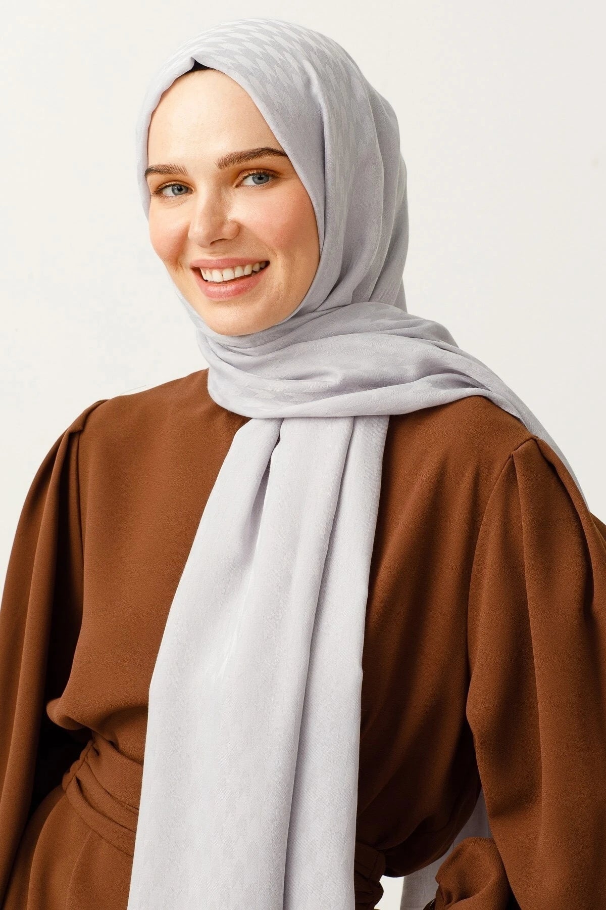 Kırlangıç Desen Pamuk Jakar Şal