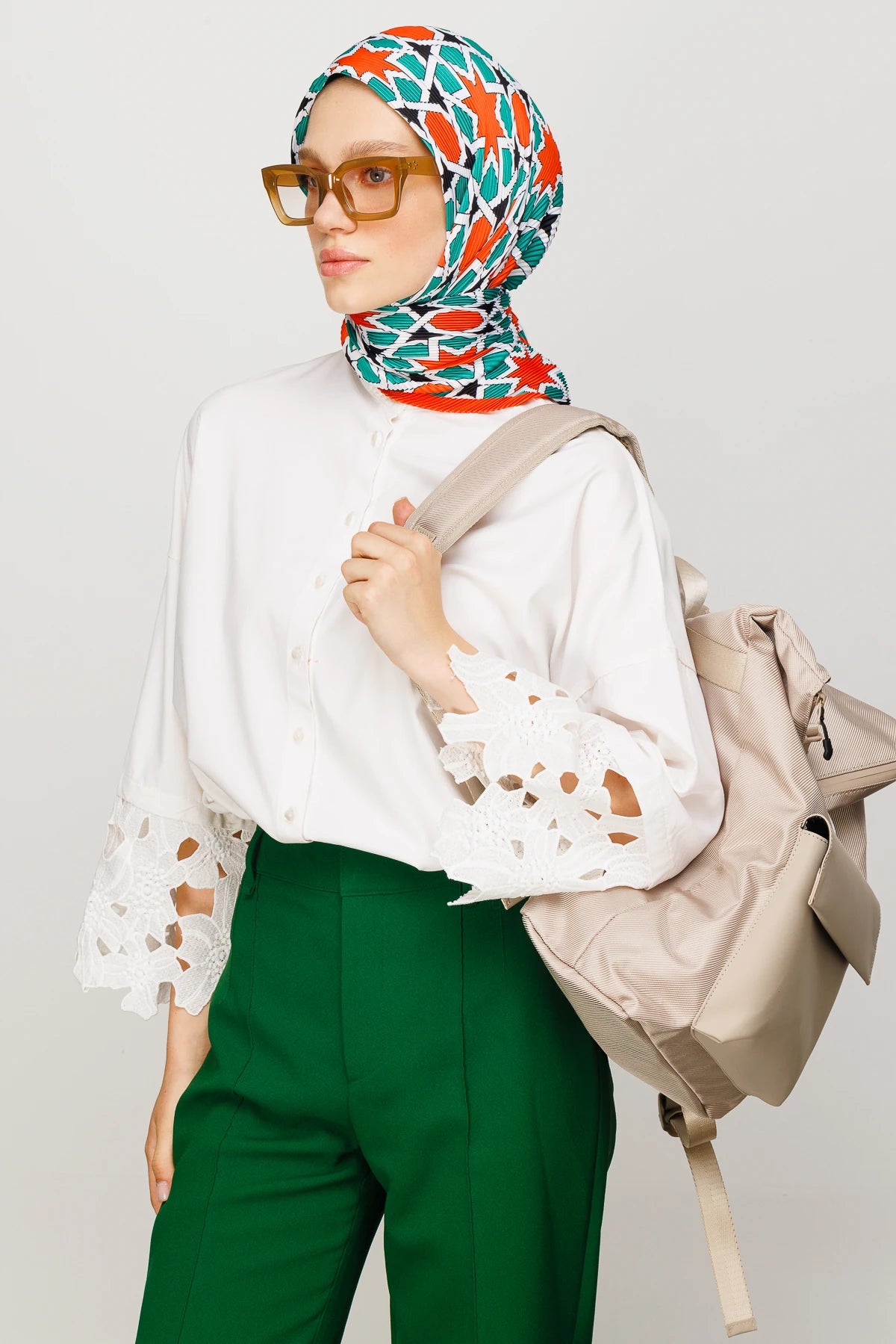 Şira Desen Pilise Eşarp