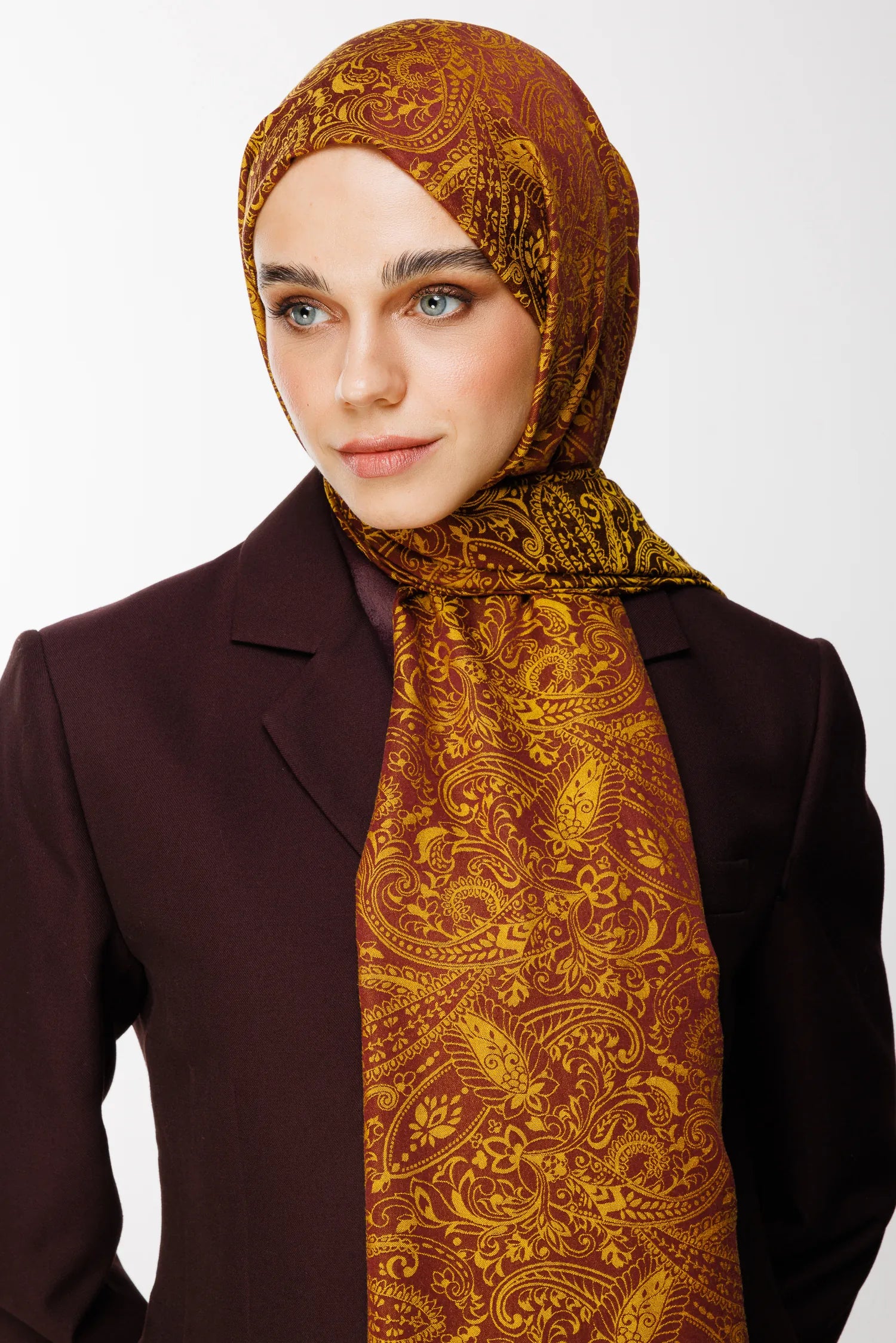 Velora Desen Çift Taraflı Şal