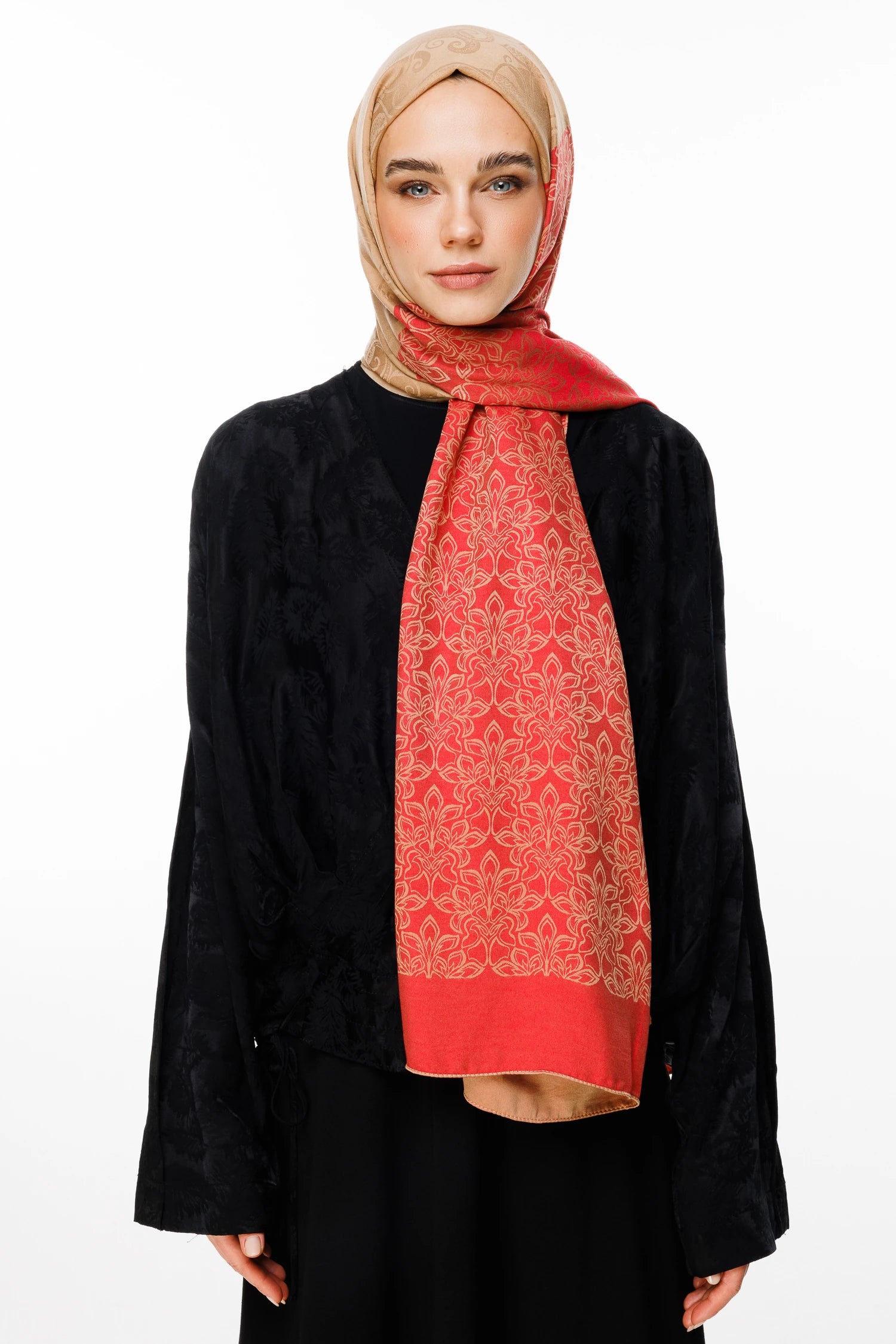 Nora Desen Çift Taraflı Şal