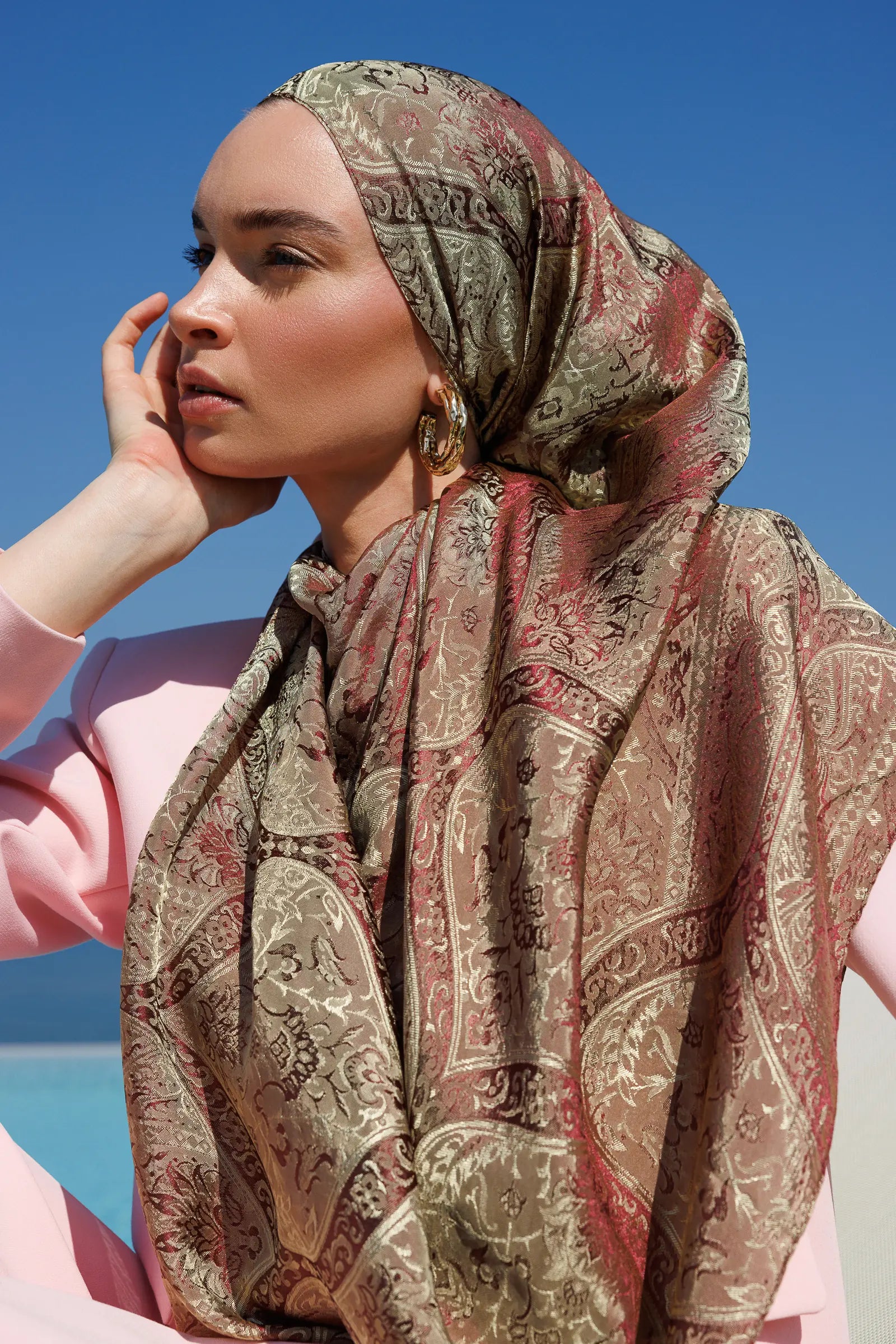 Soler Desen Shine Line Şal