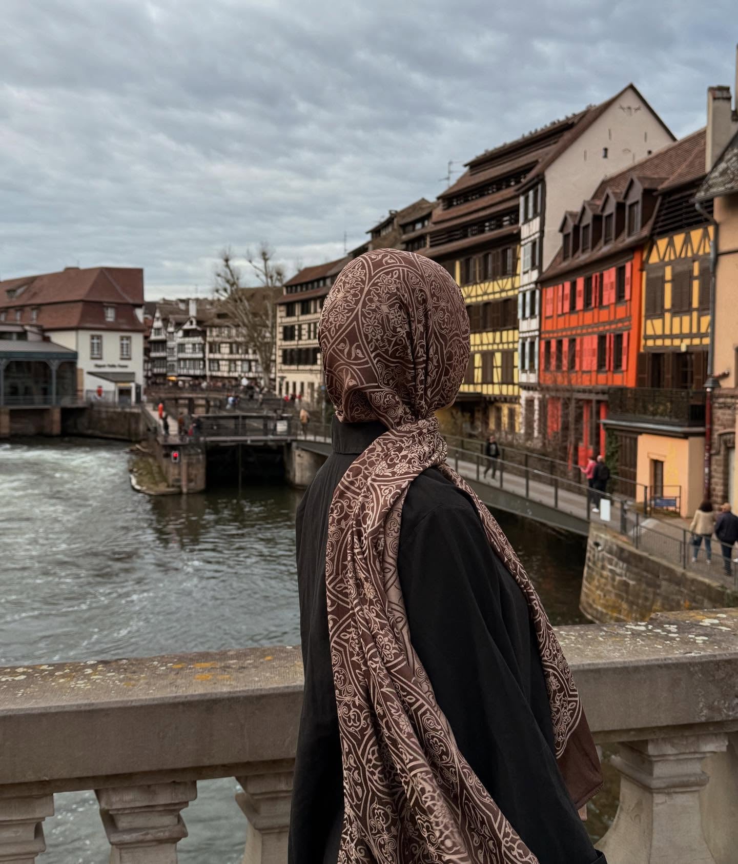 Morocco Desen Çift Taraflı Şal