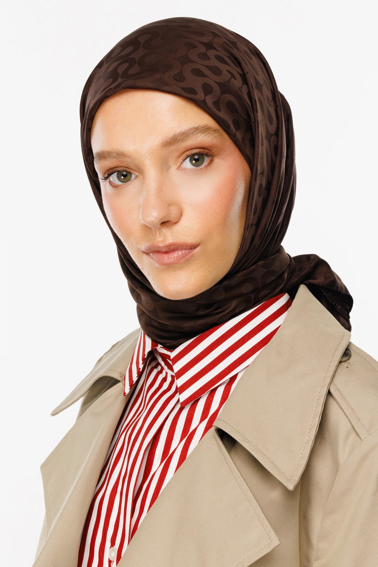 Moon Desen İpeksi Jakar Eşarp