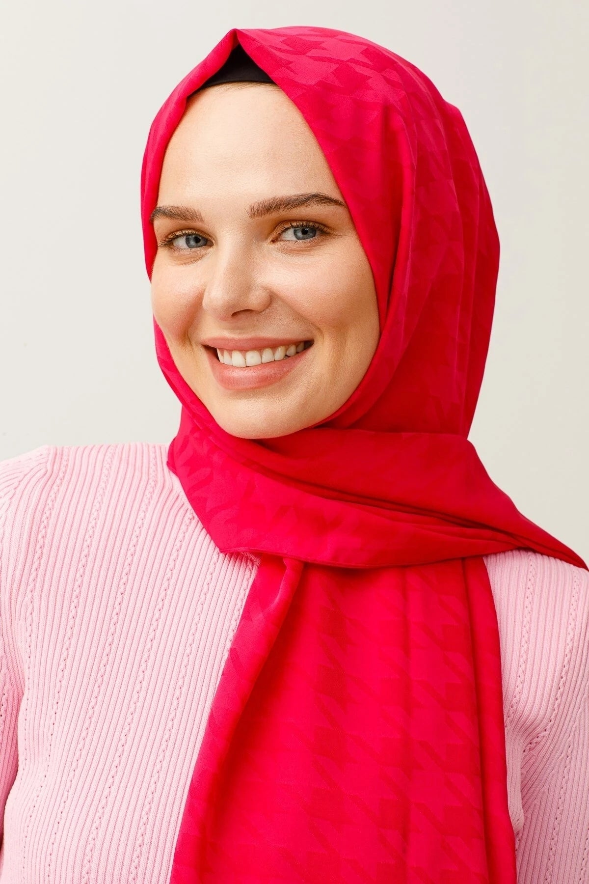 Kazayağı Desen İpeksi Jakar Şal