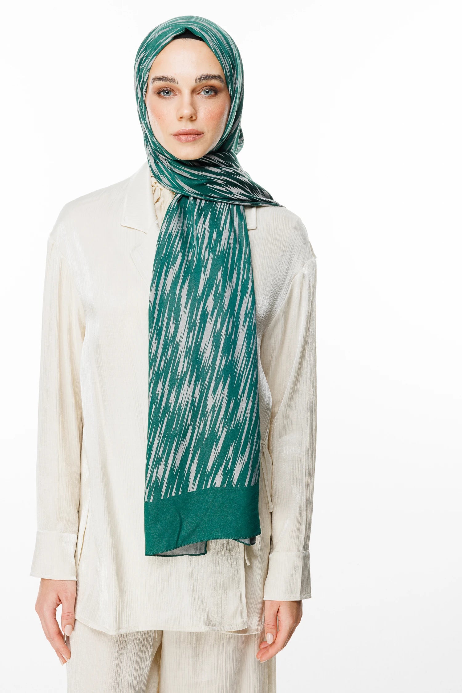 Selis Desen Çift Taraflı Şal