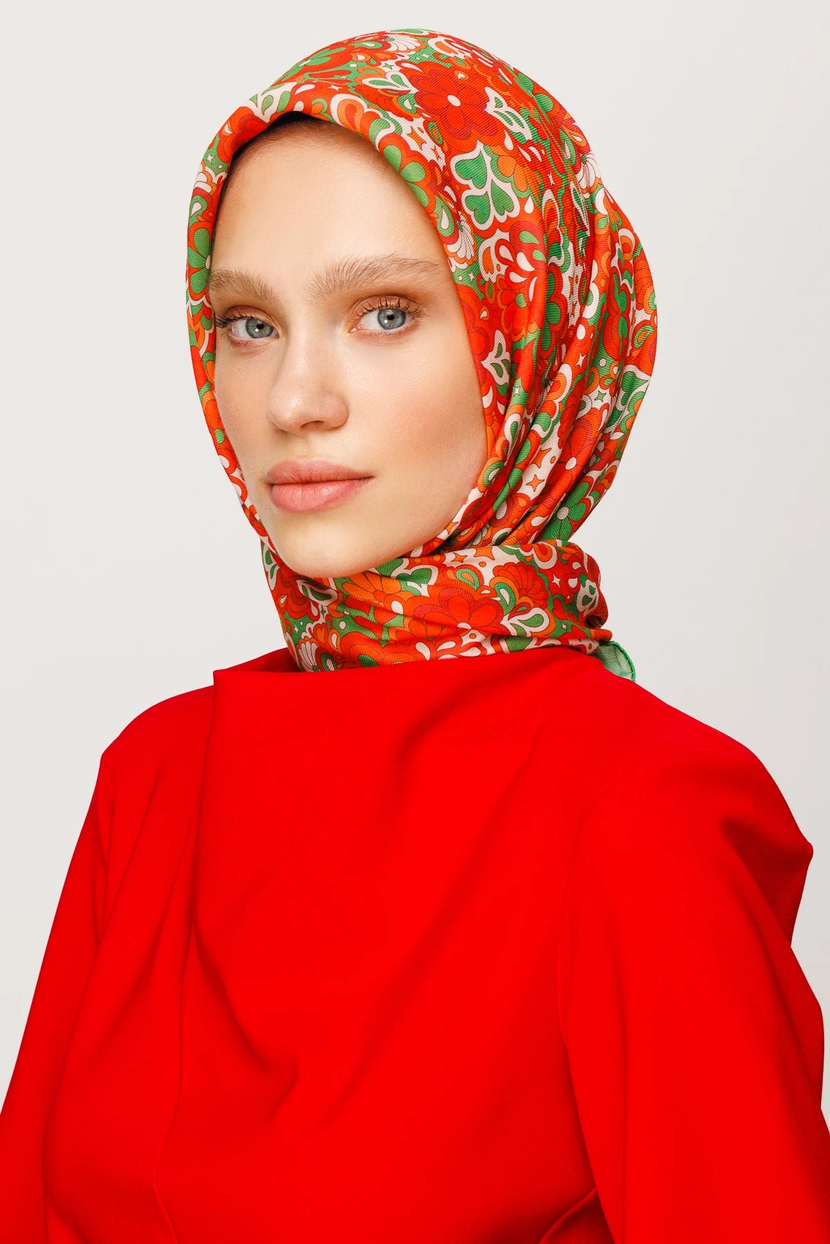 Daisy Desen Dijital Soft Eşarp