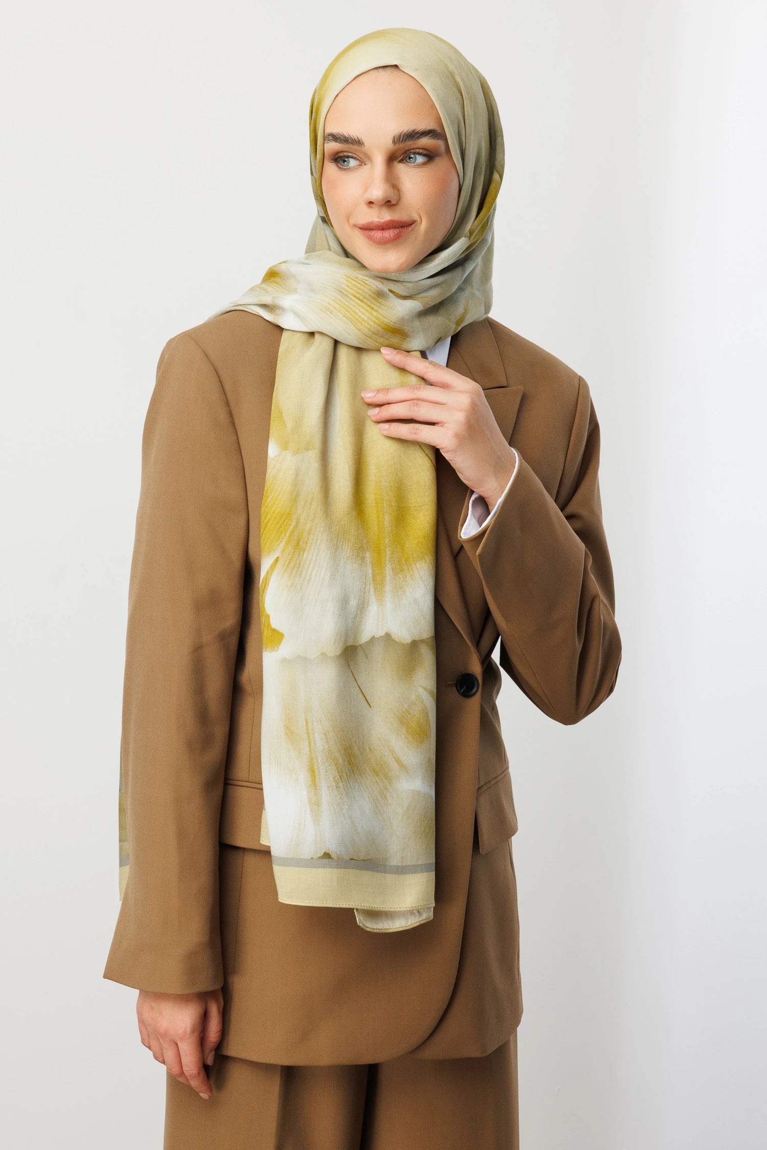 Fleur Desen Rami Şal