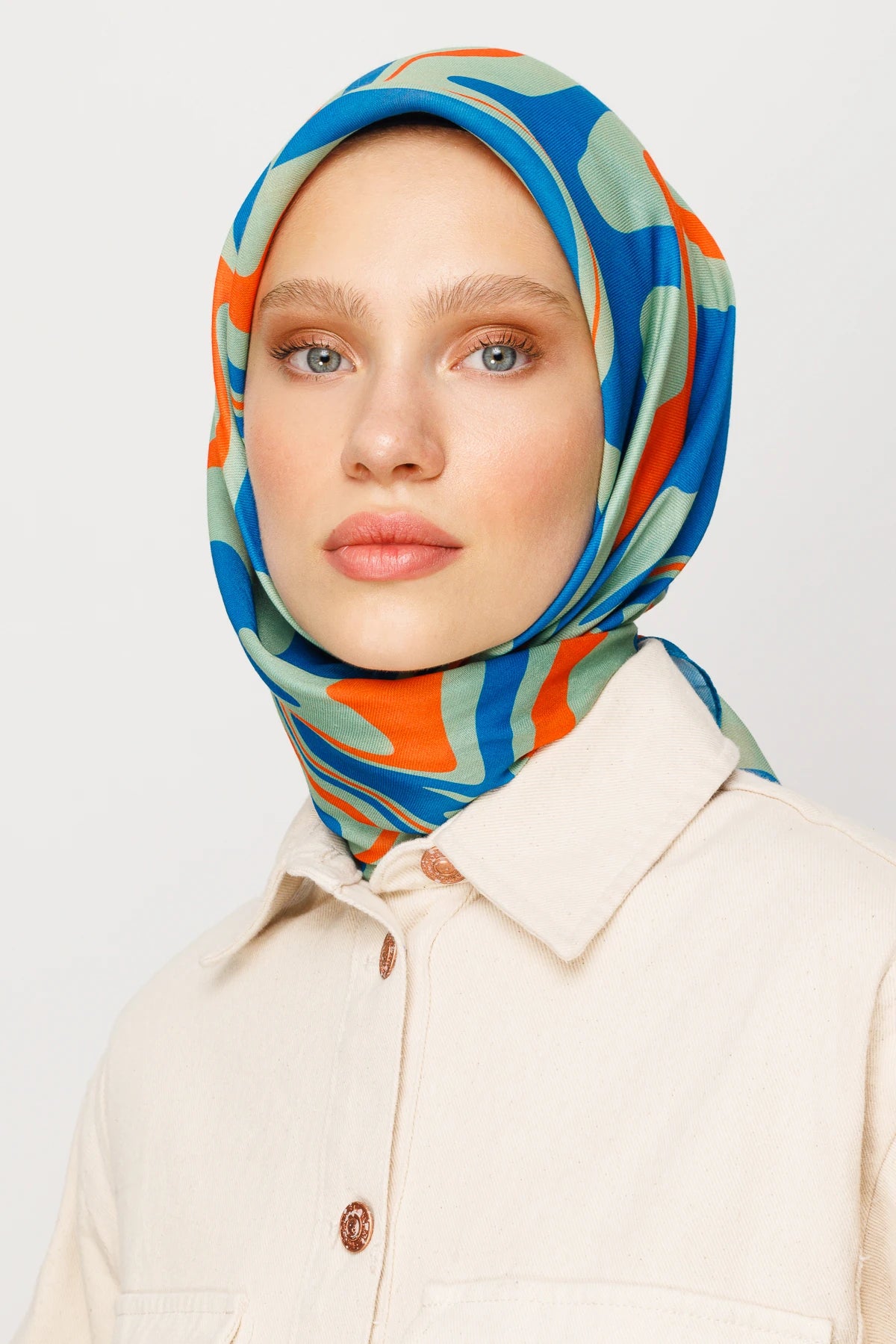 Mira Desen Dijital Soft Eşarp