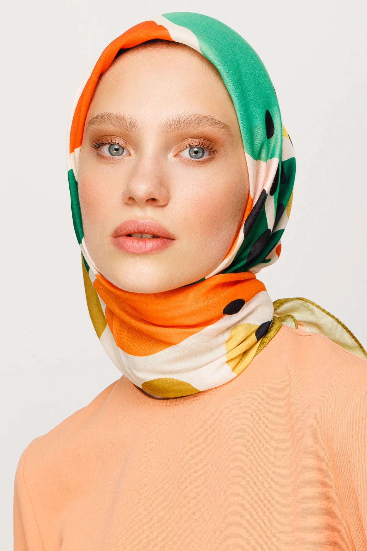 Bloom Desen Dijital Soft Eşarp