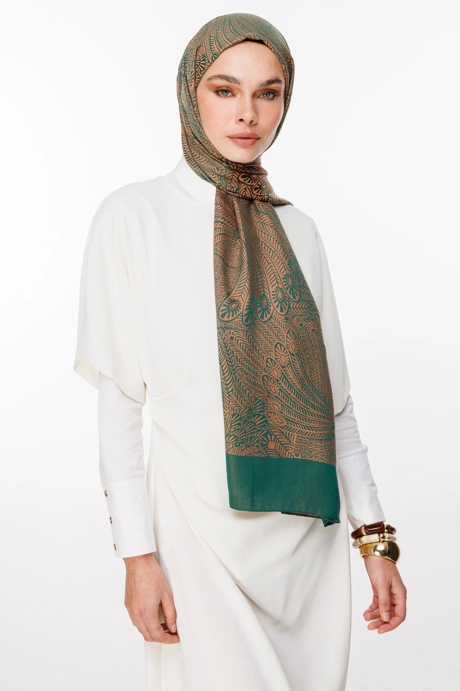 Mayra Desen Çift Taraflı Şal