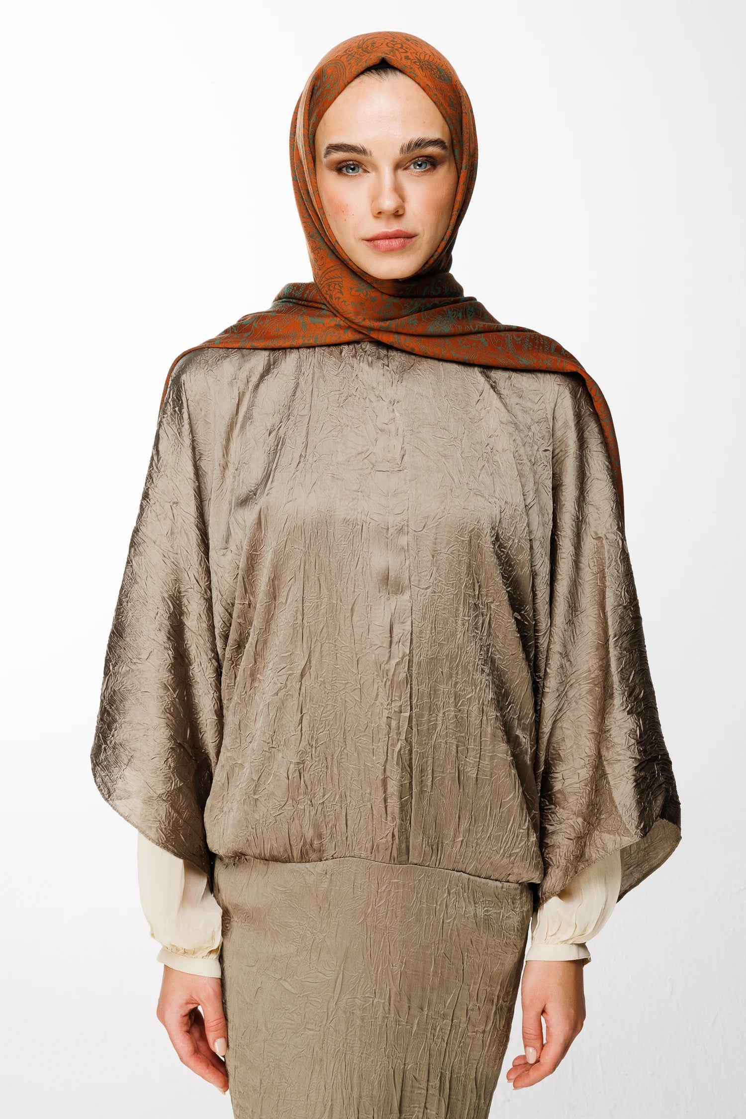 Velora Desen Çift Taraflı Şal