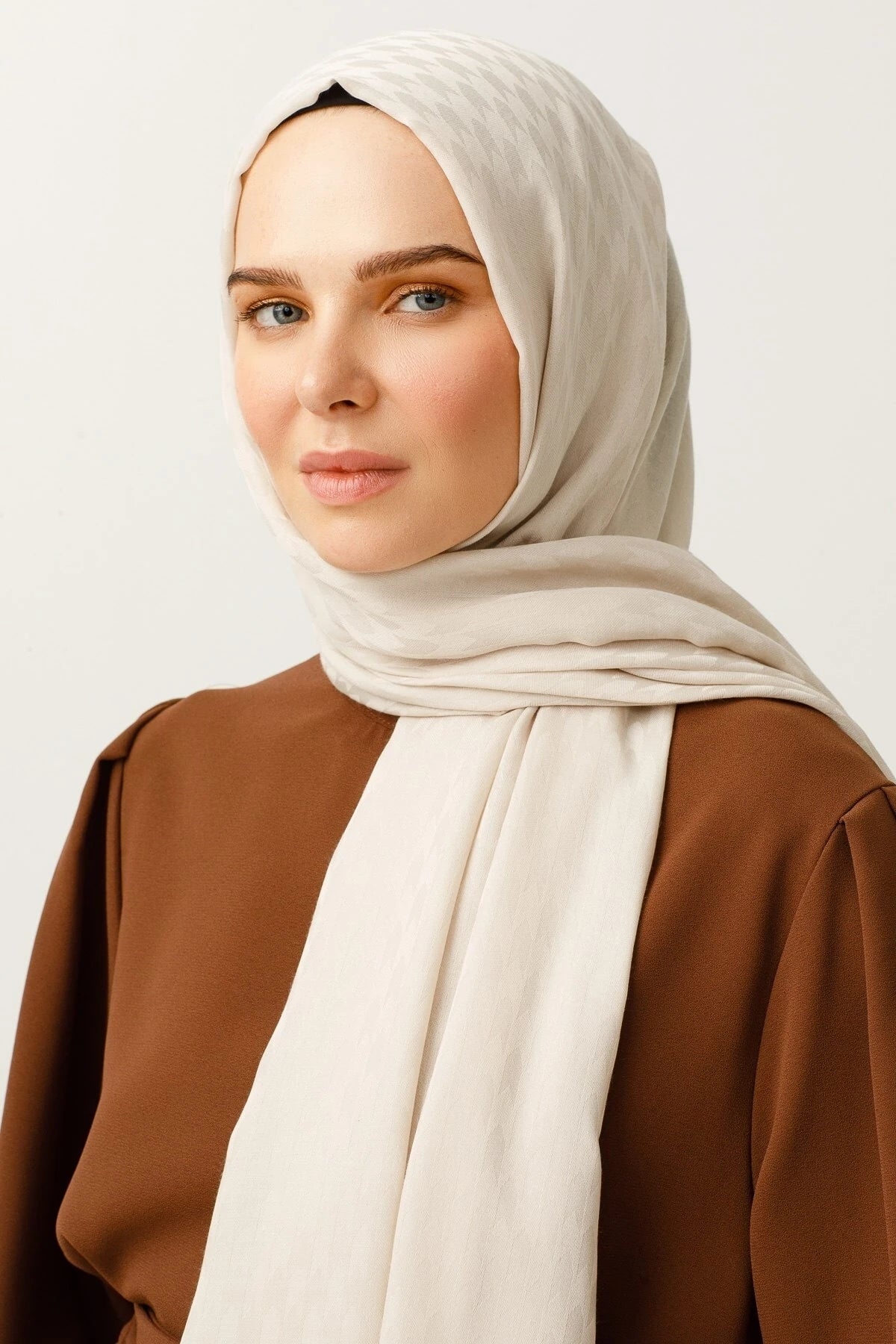 Kırlangıç Desen Pamuk Jakar Şal