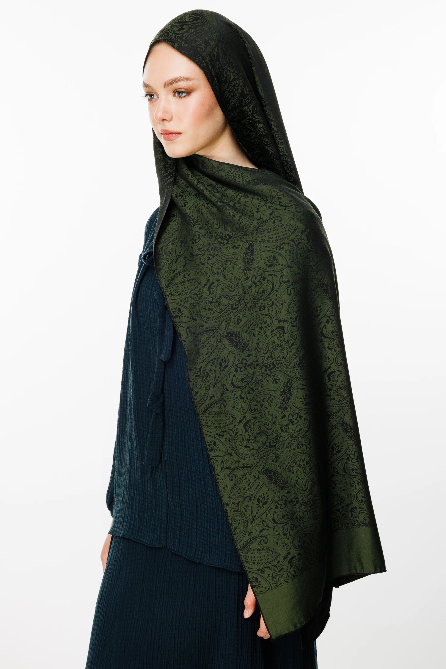 Velora Desen Çift Taraflı Şal