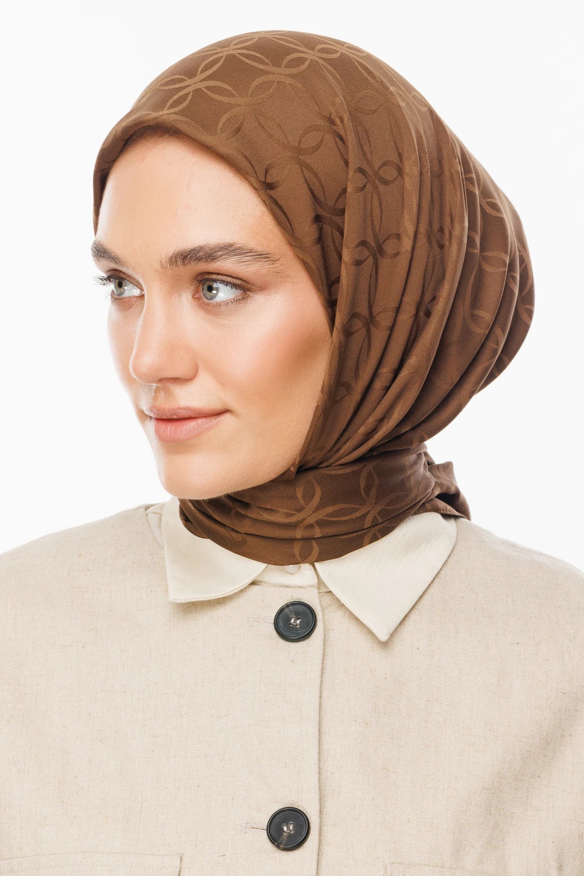 London Desen İpeksi Jakar Eşarp