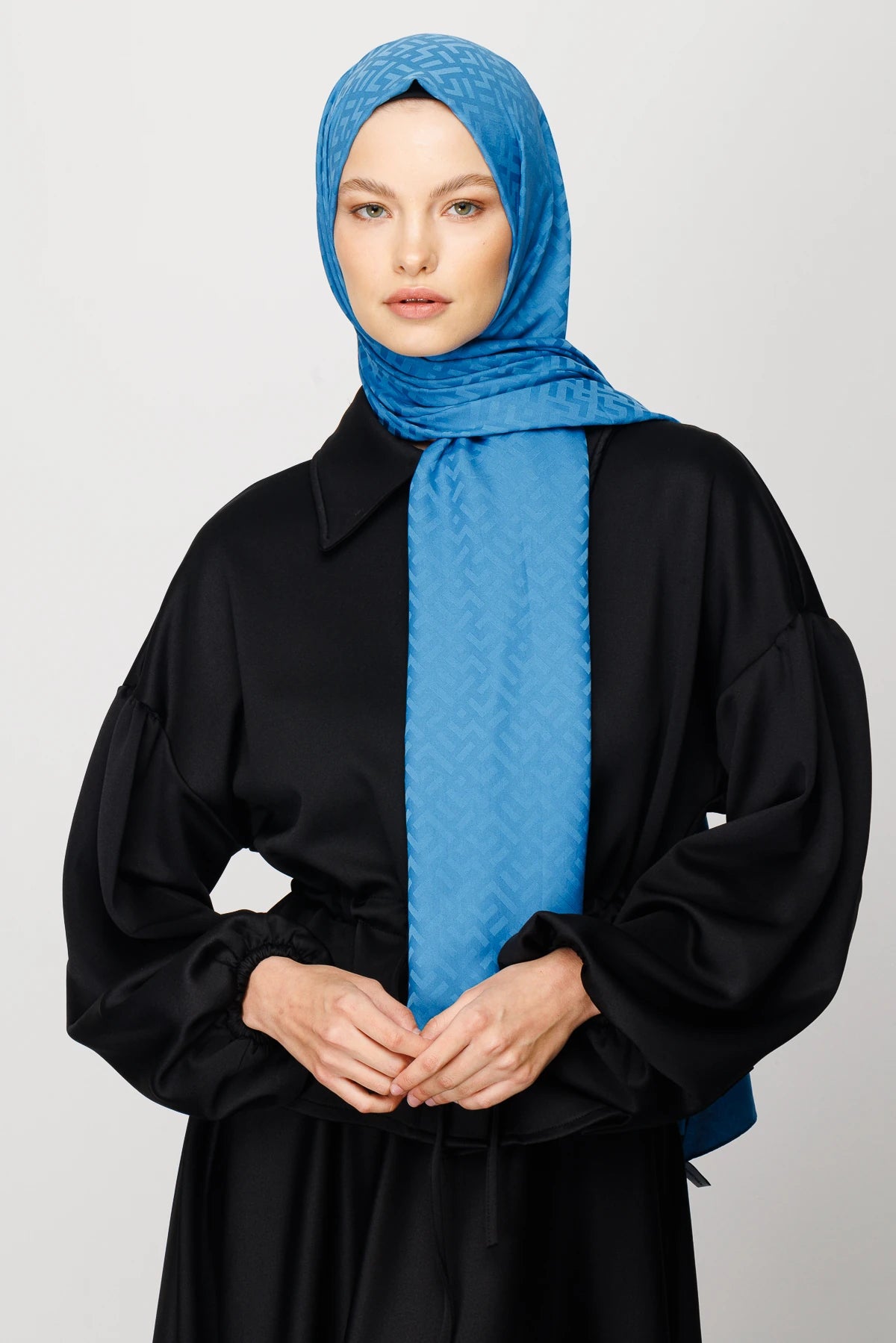 Z Desen İpeksi Jakar Şal