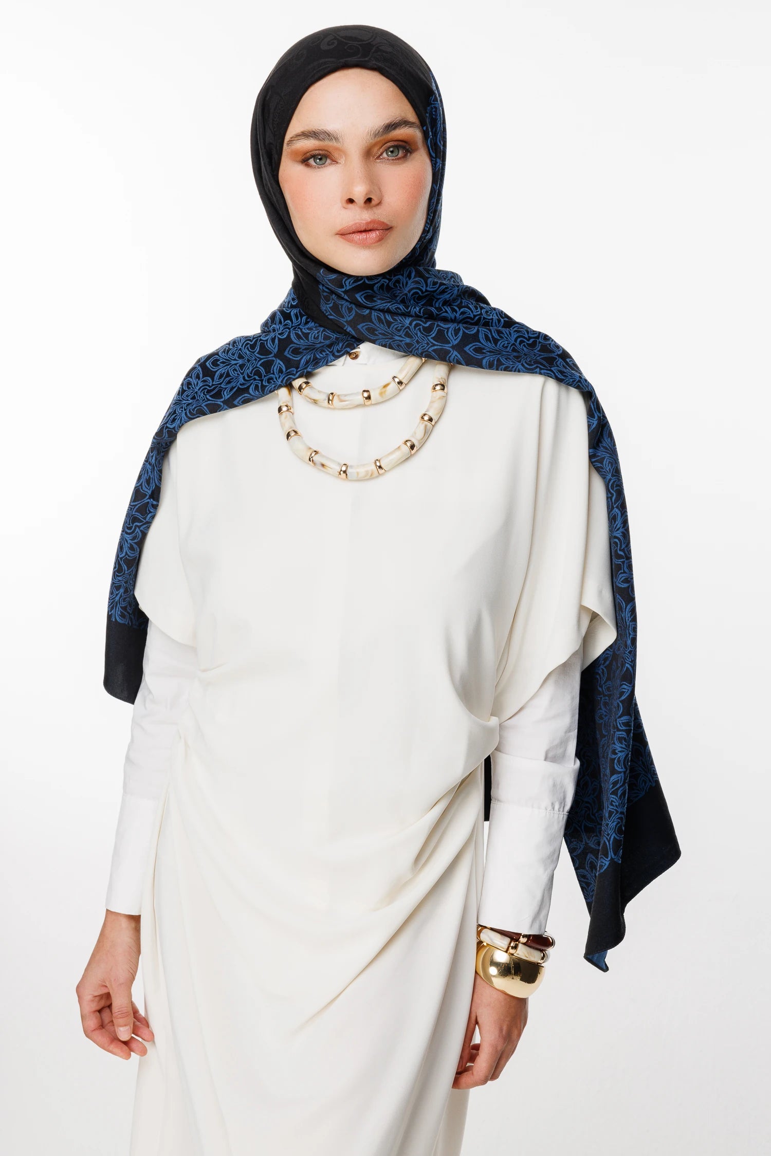 Nora Desen Çift Taraflı Şal