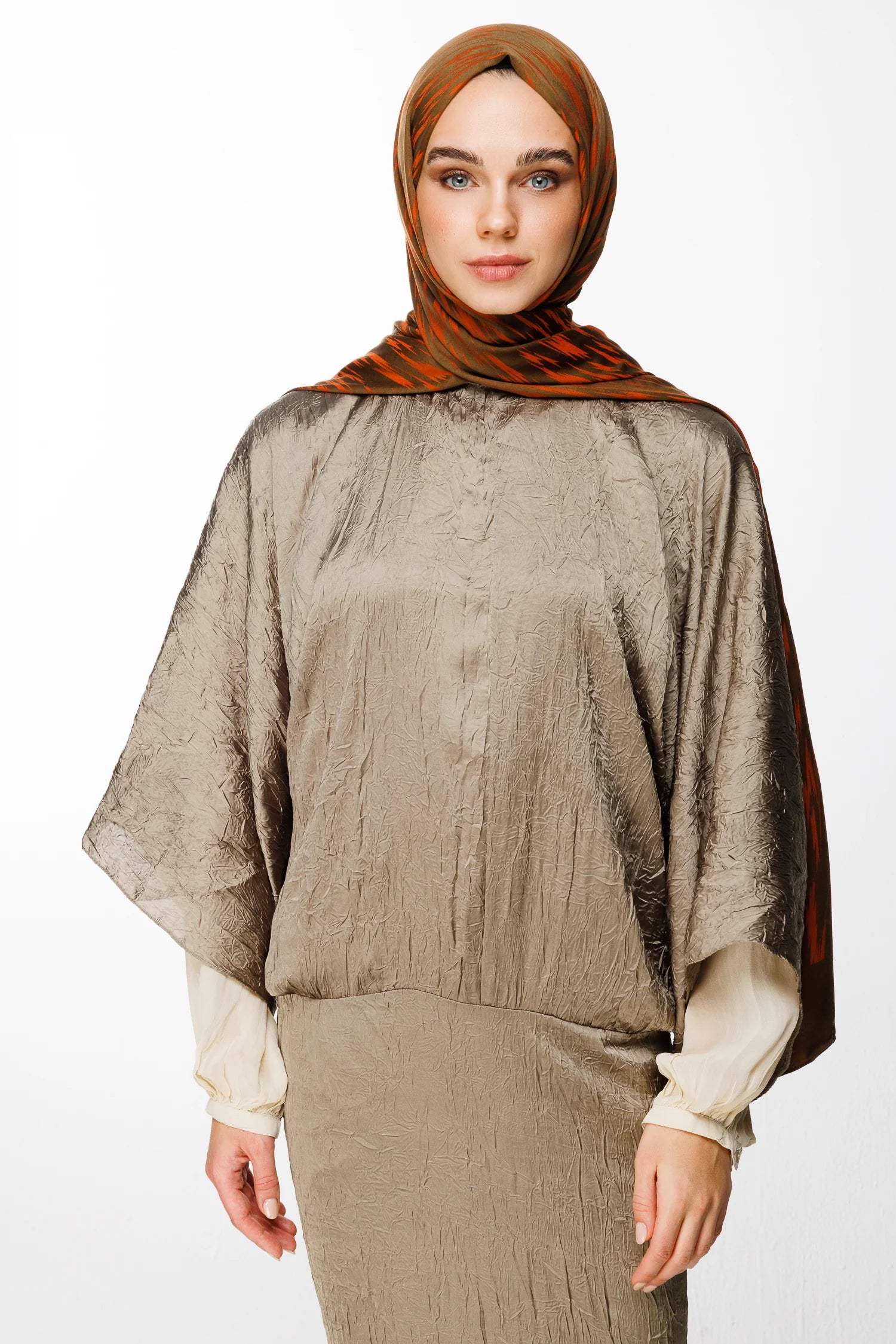 Selis Desen Çift Taraflı Şal