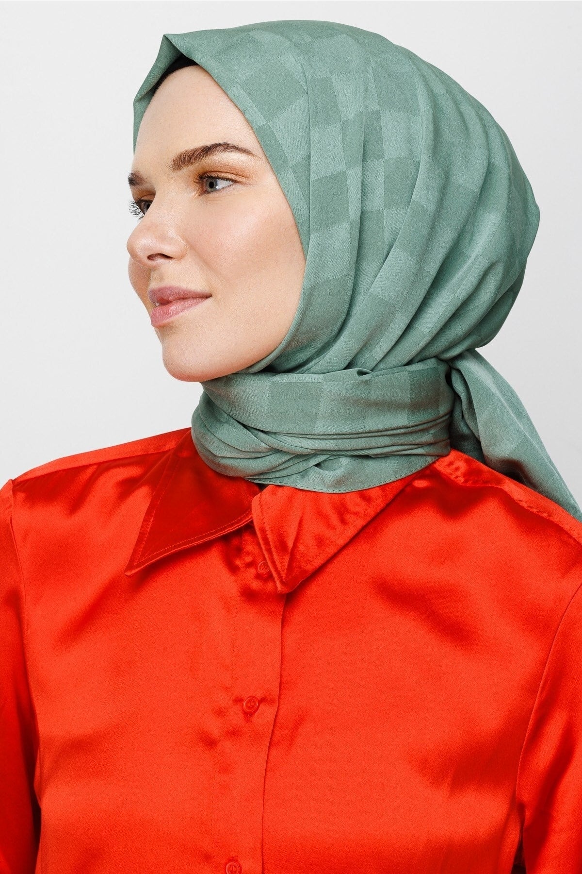 Dama Desen İpeksi Jakar Şal