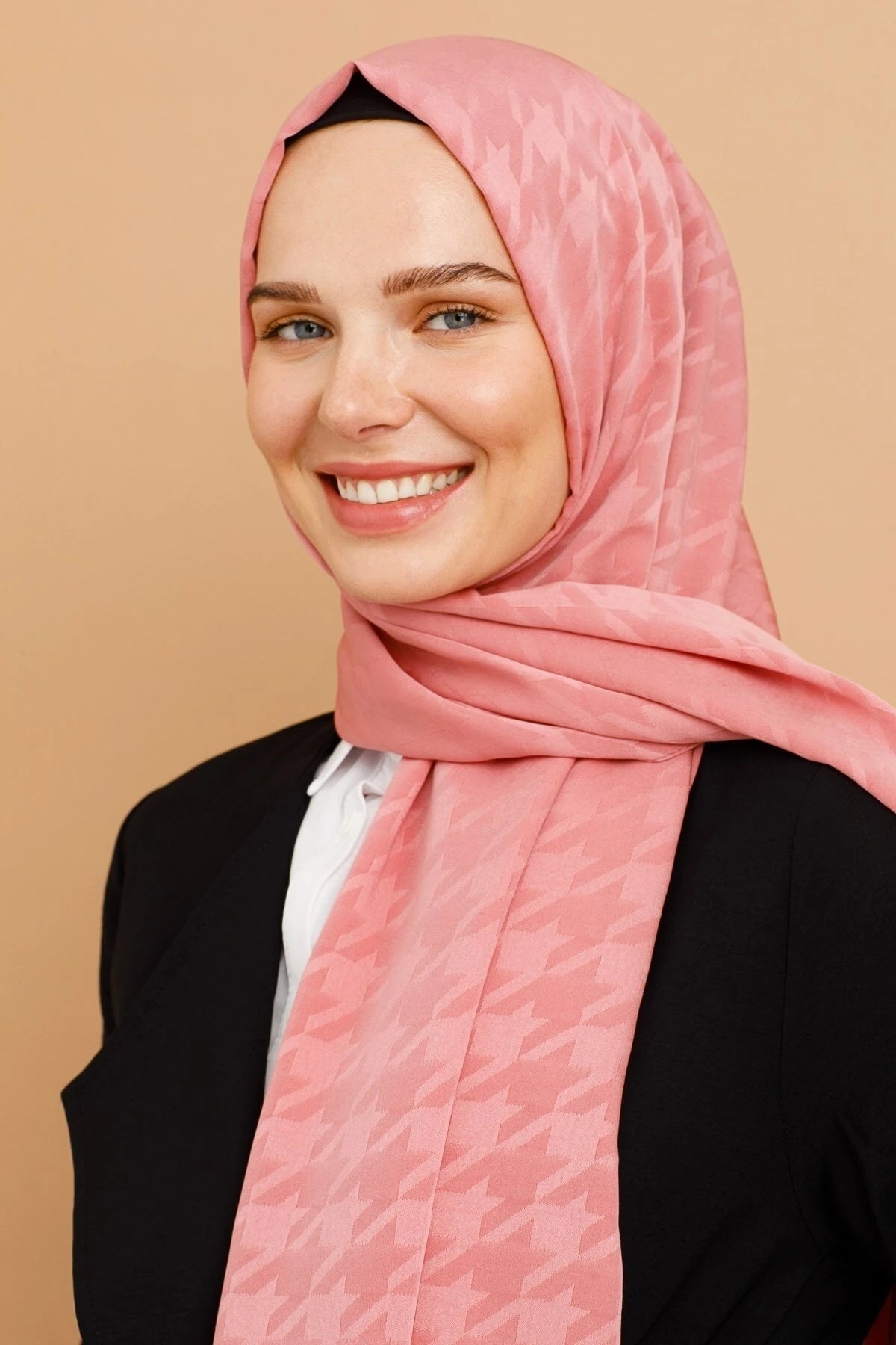 Kazayağı Desen İpeksi Jakar Şal