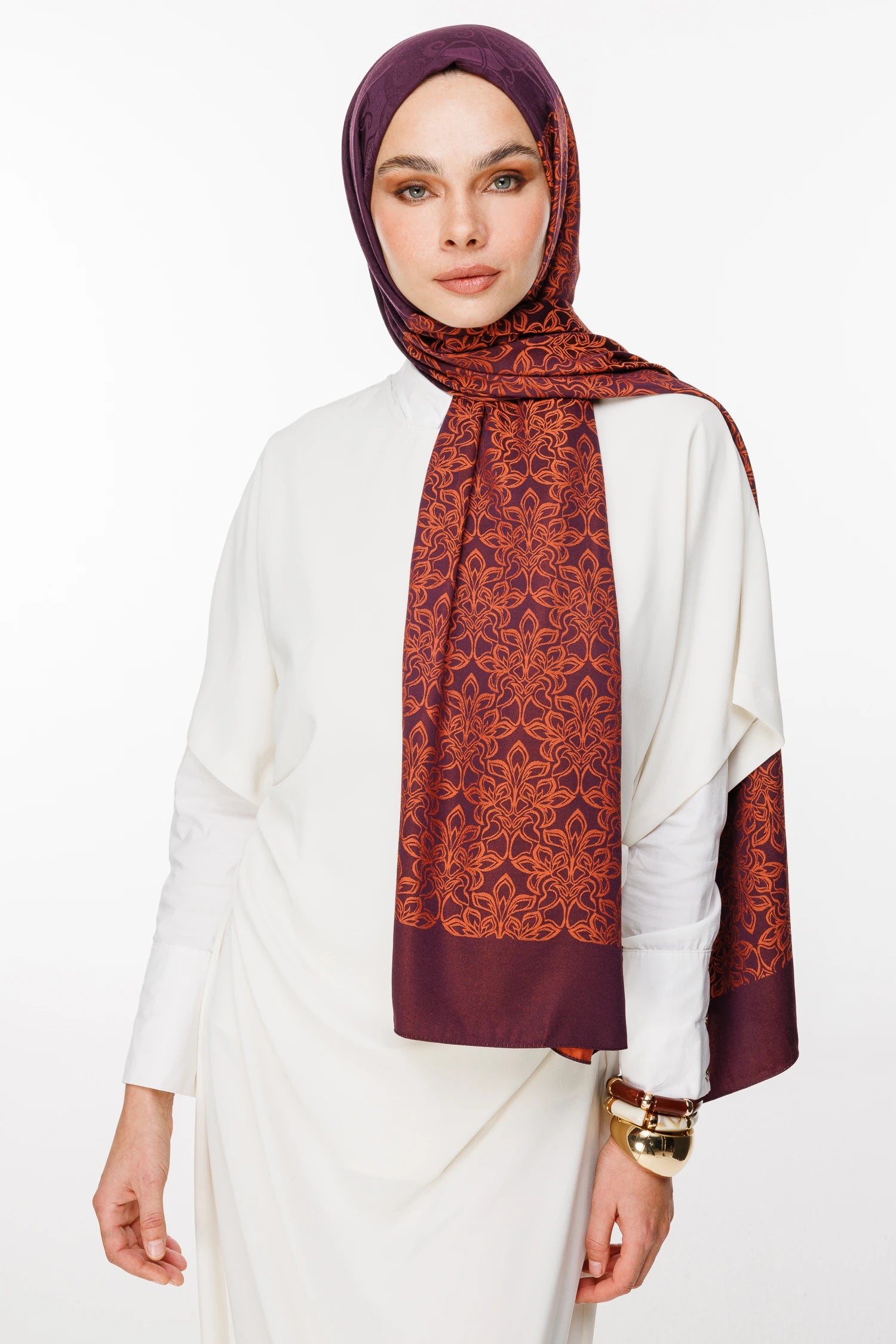 Nora Desen Çift Taraflı Şal