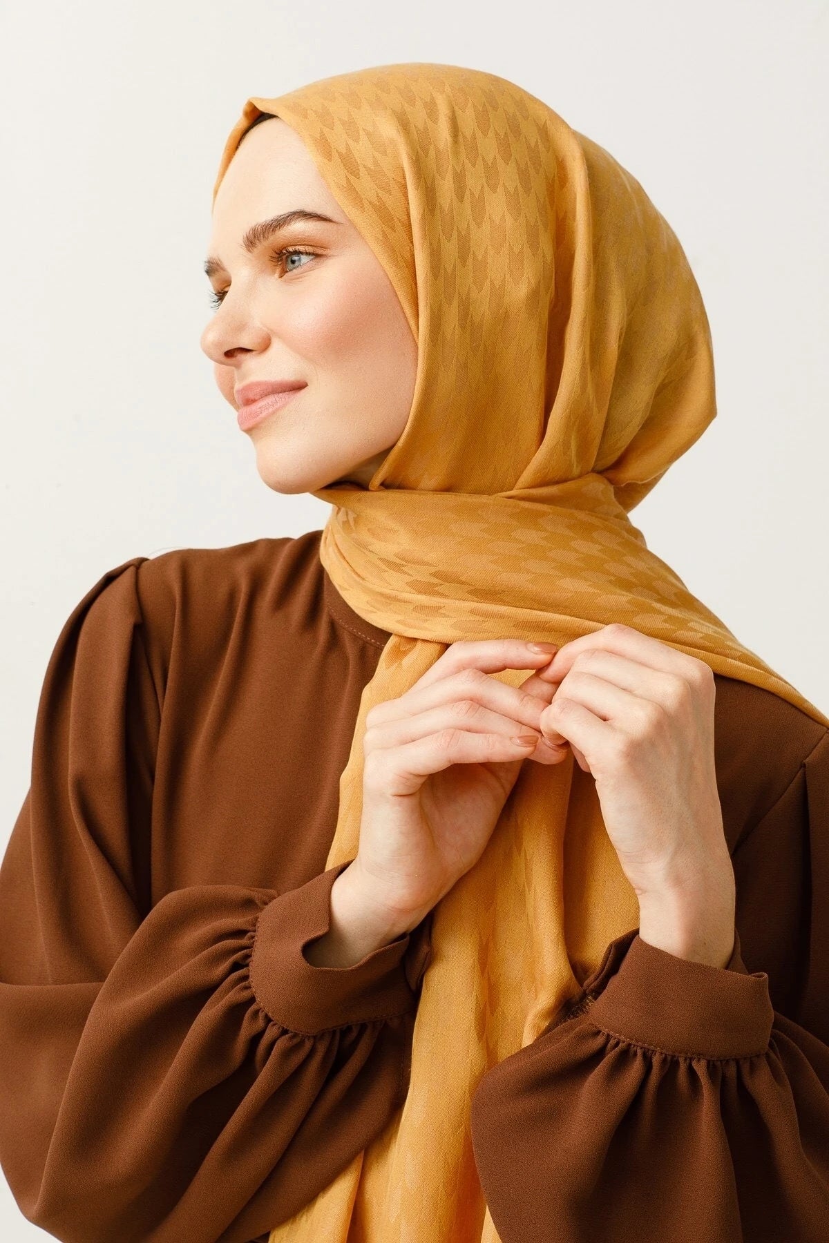 Kırlangıç Desen Pamuk Jakar Şal