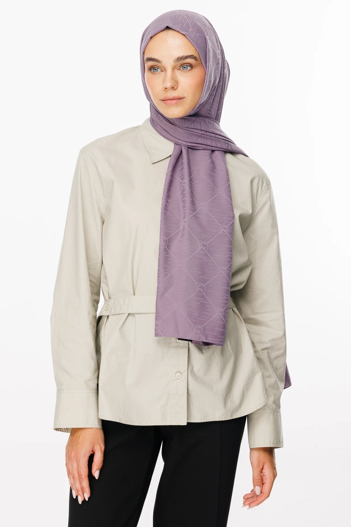 Moon Is Desen Jakar Şal