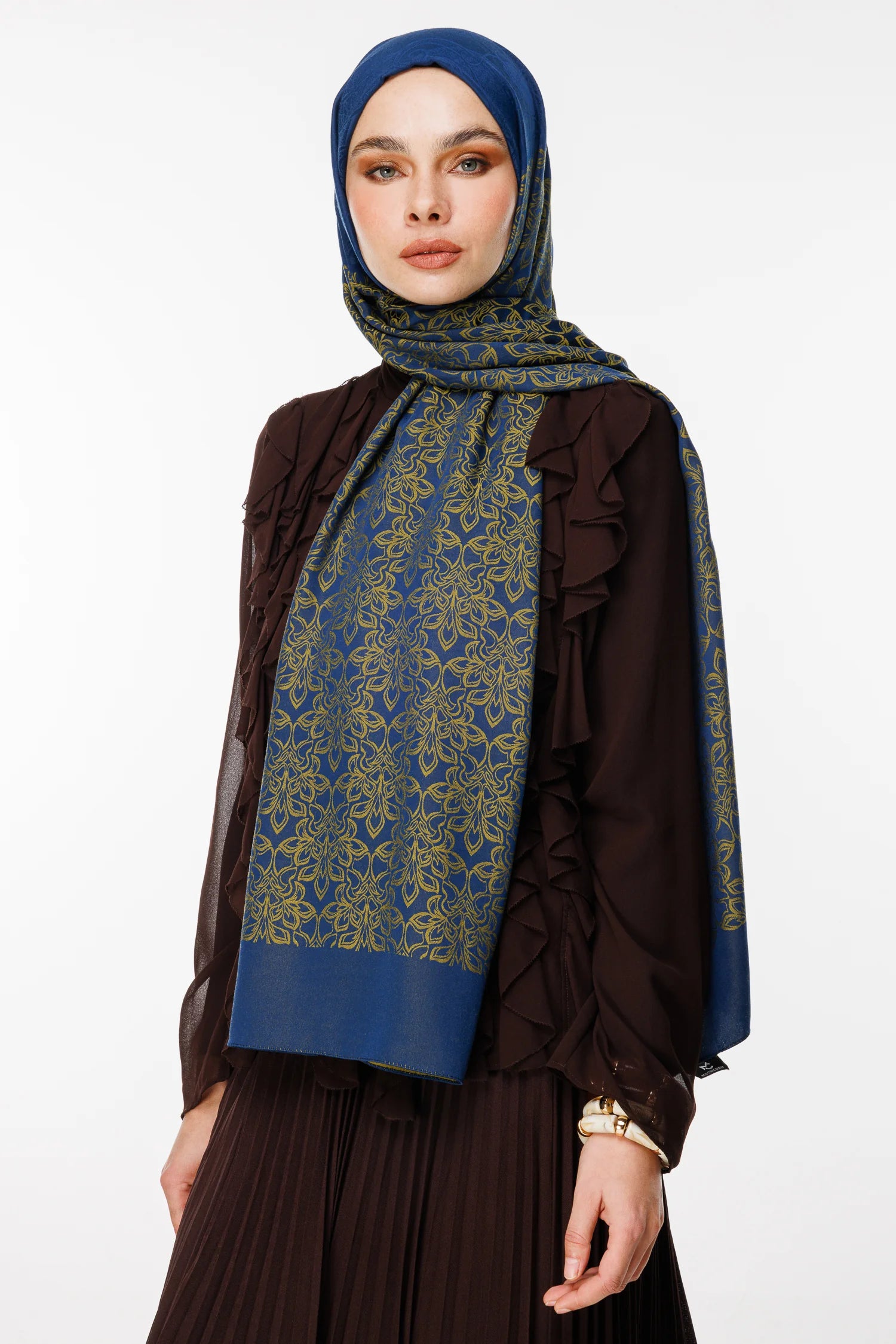 Nora Desen Çift Taraflı Şal