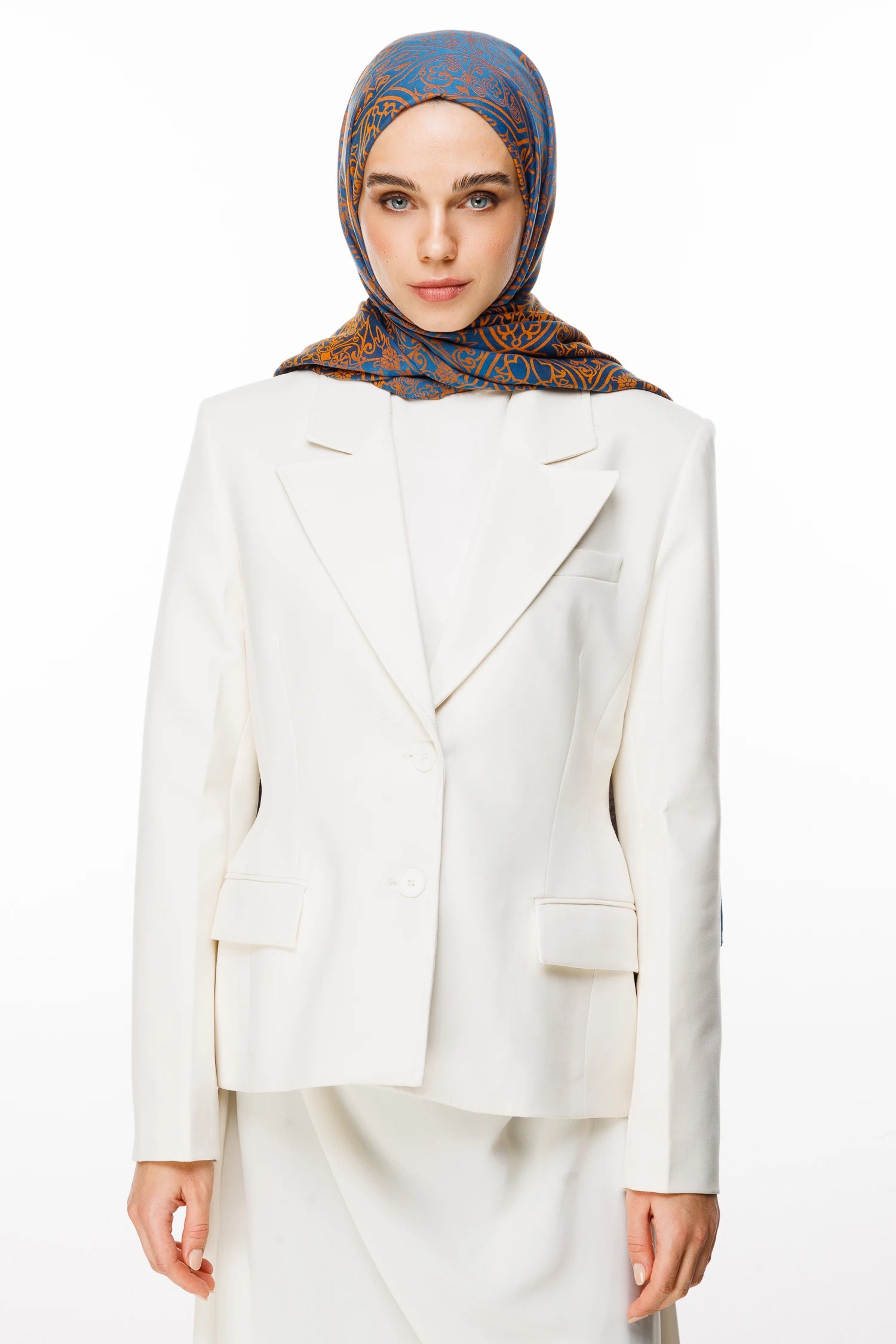 Morocco Desen Çift Taraflı Şal